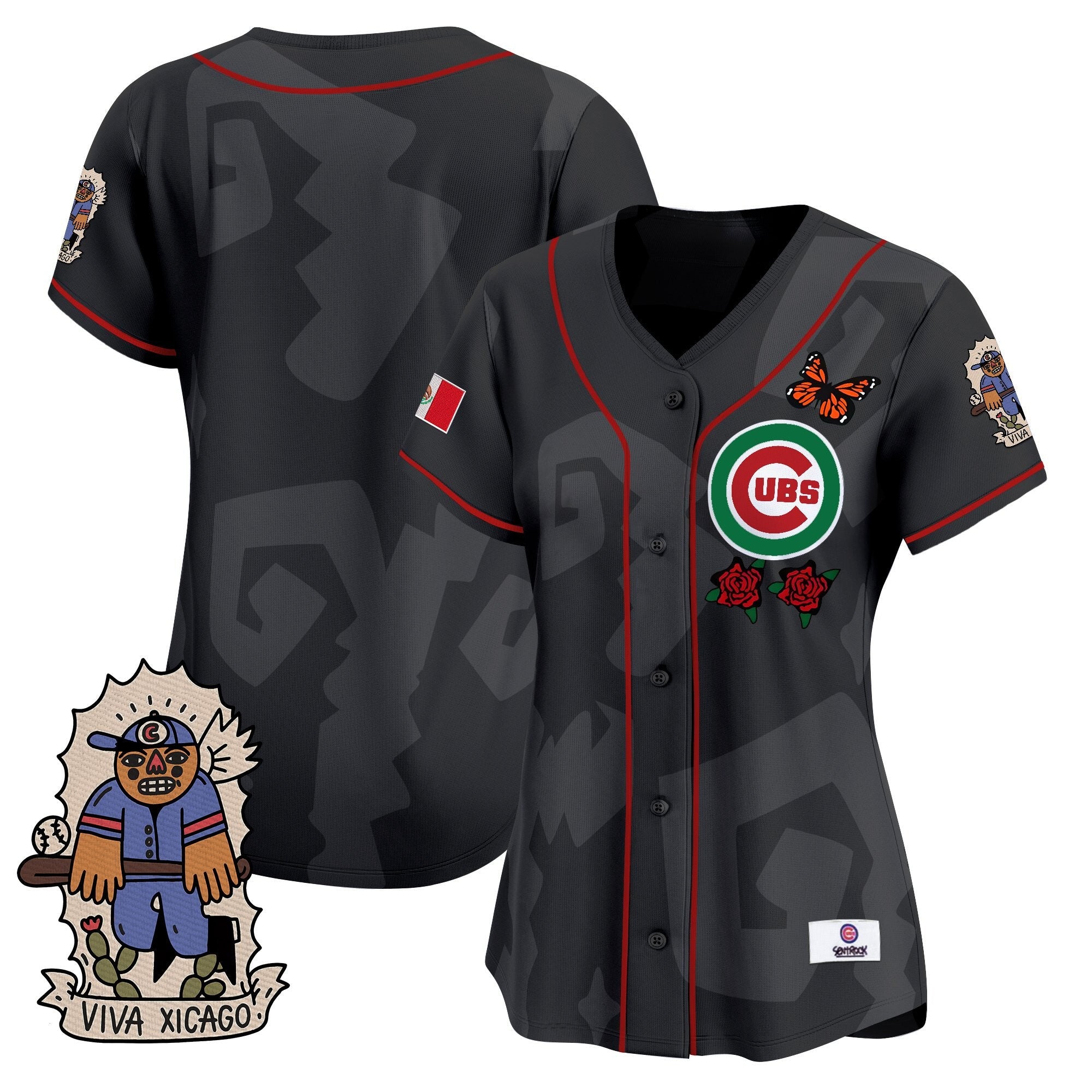 Women’s 2025 Chicago Mexican Heritage Vapor Premier Limited Jersey – Stitched