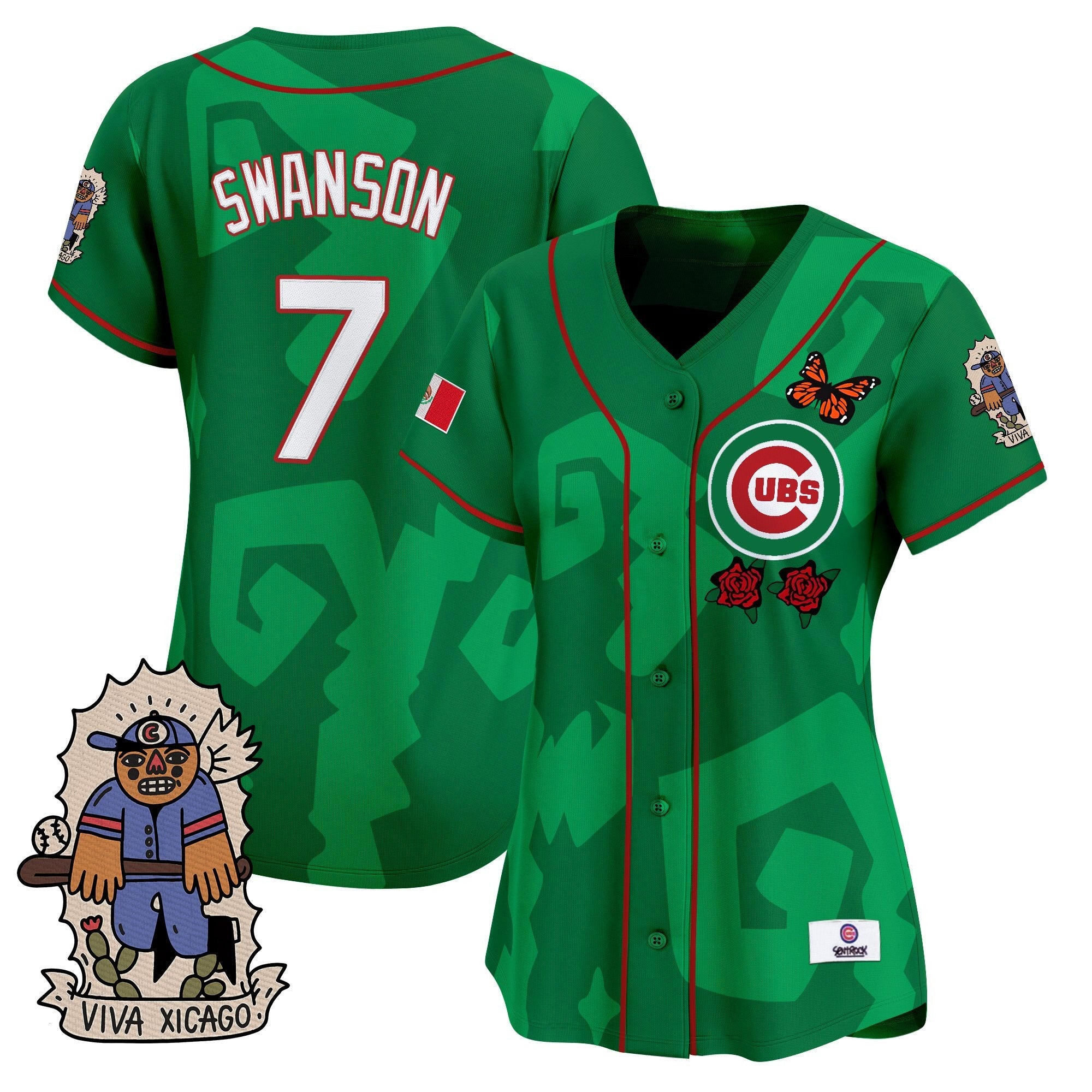 Women’s 2025 Chicago Mexican Heritage Vapor Premier Limited Jersey – Stitched