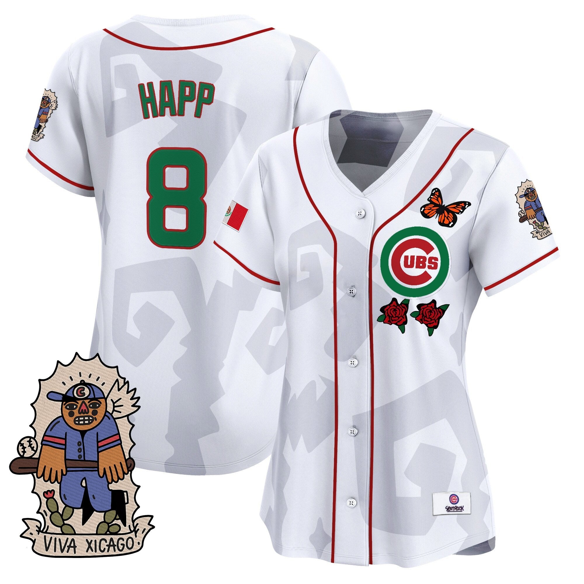 Women’s 2025 Chicago Mexican Heritage Vapor Premier Limited Jersey – Stitched