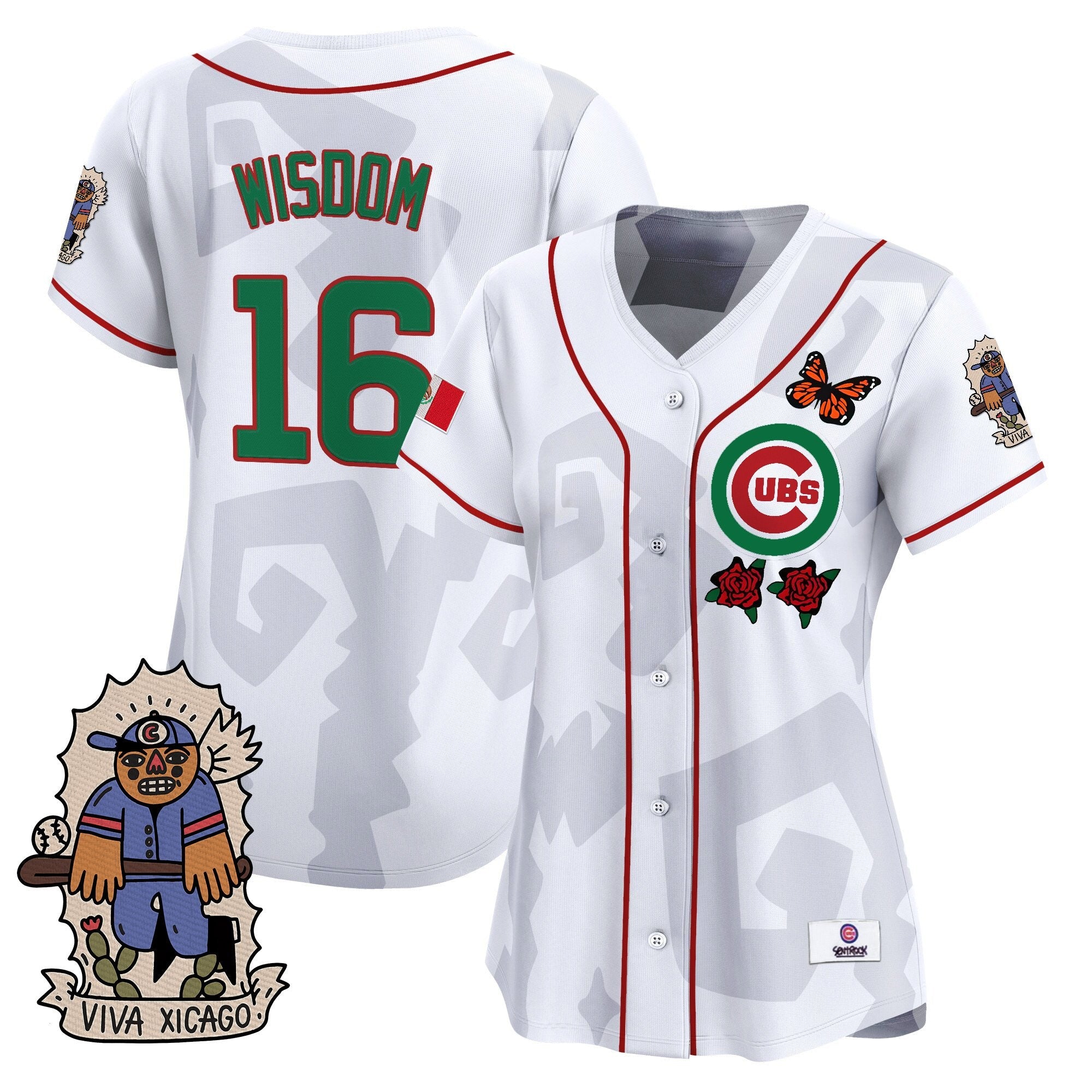 Women’s 2025 Chicago Mexican Heritage Vapor Premier Limited Jersey – Stitched