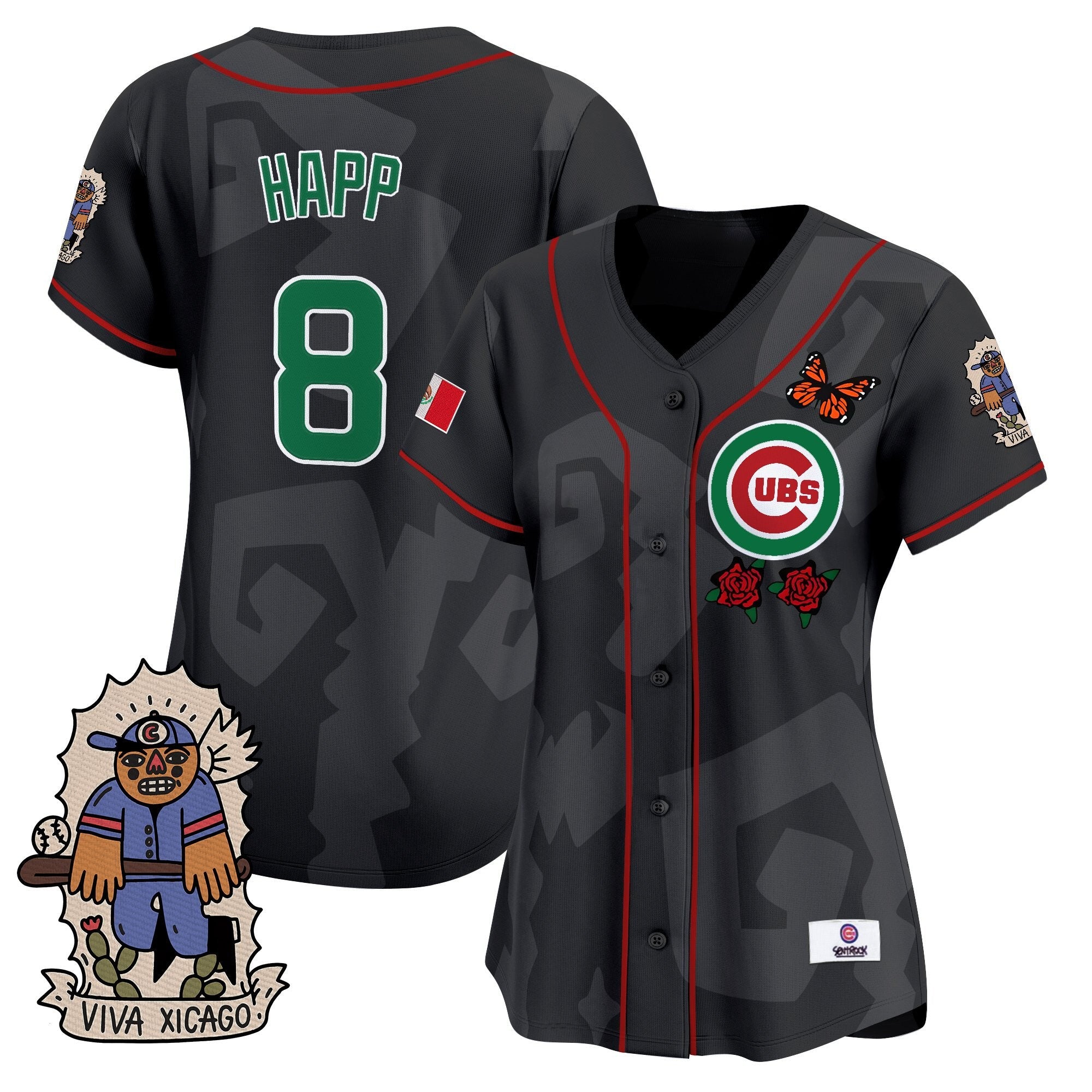 Women’s 2025 Chicago Mexican Heritage Vapor Premier Limited Jersey – Stitched