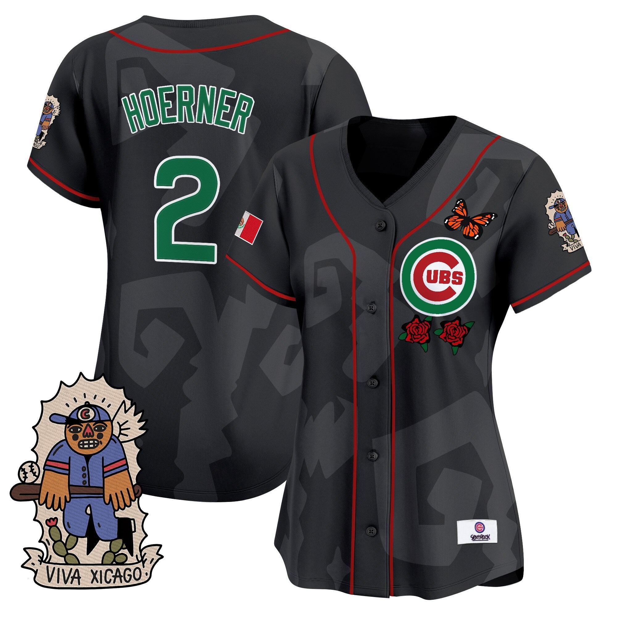 Women’s 2025 Chicago Mexican Heritage Vapor Premier Limited Jersey – Stitched