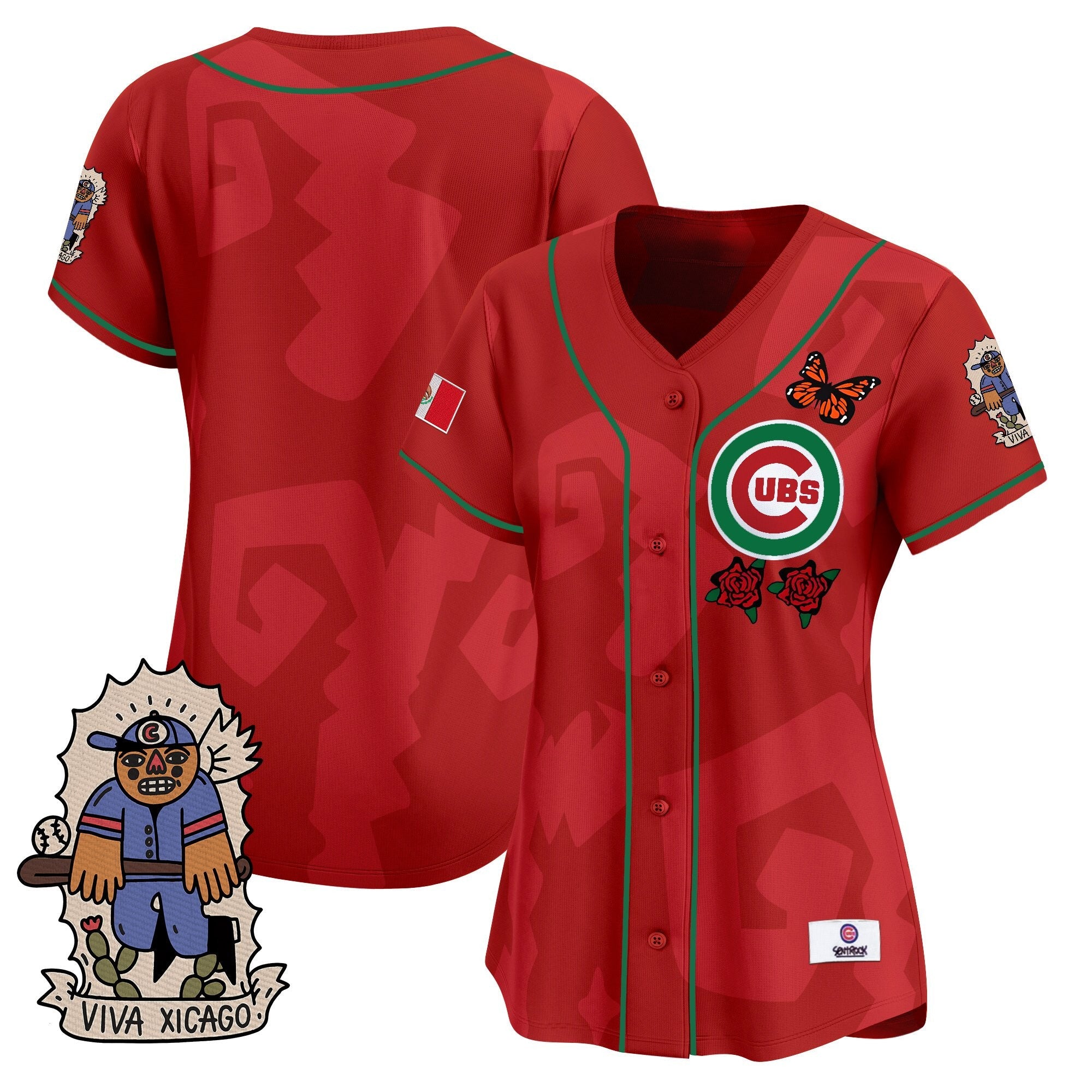 Women’s 2025 Chicago Mexican Heritage Vapor Premier Limited Jersey – Stitched