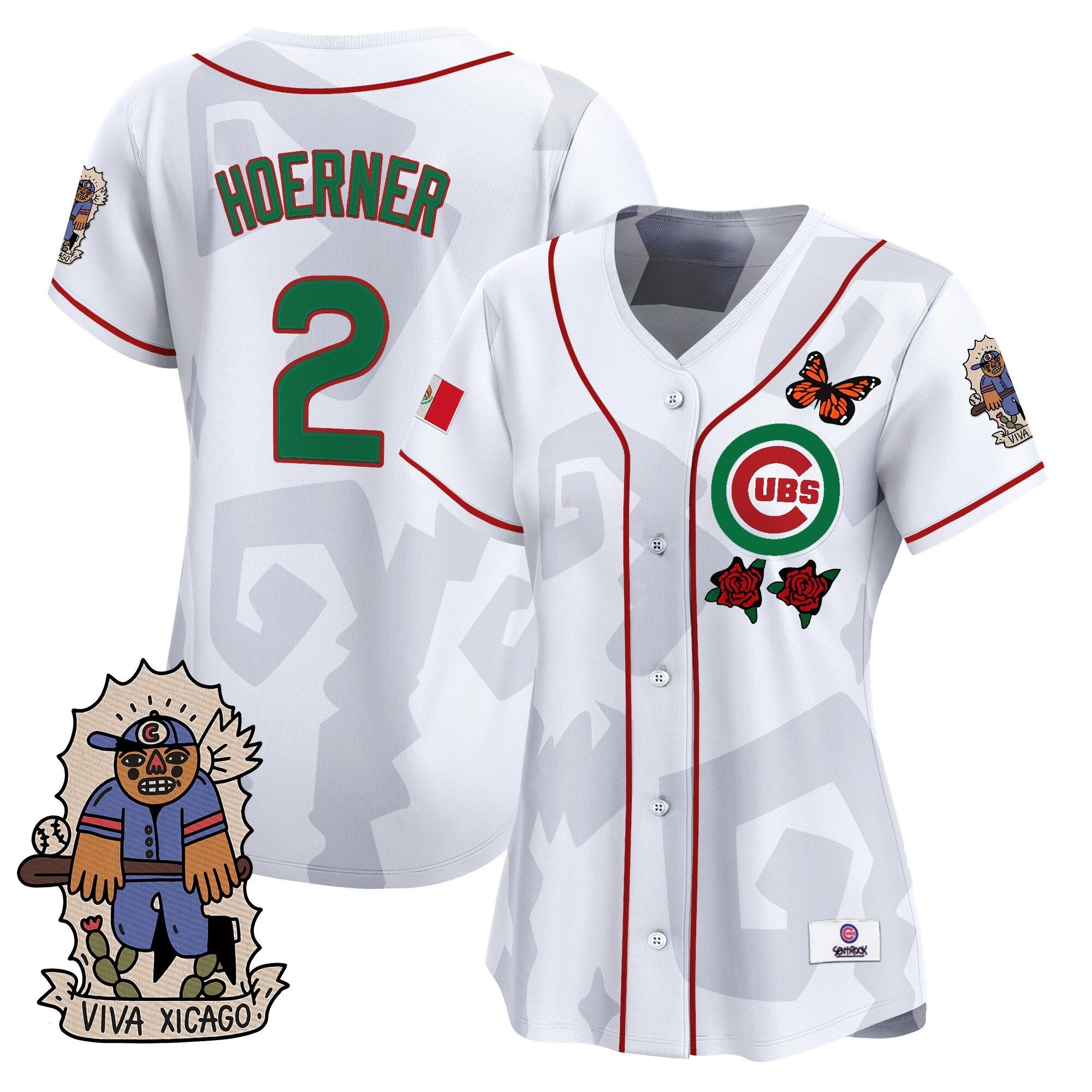 Women’s 2025 Chicago Mexican Heritage Vapor Premier Limited Jersey – Stitched
