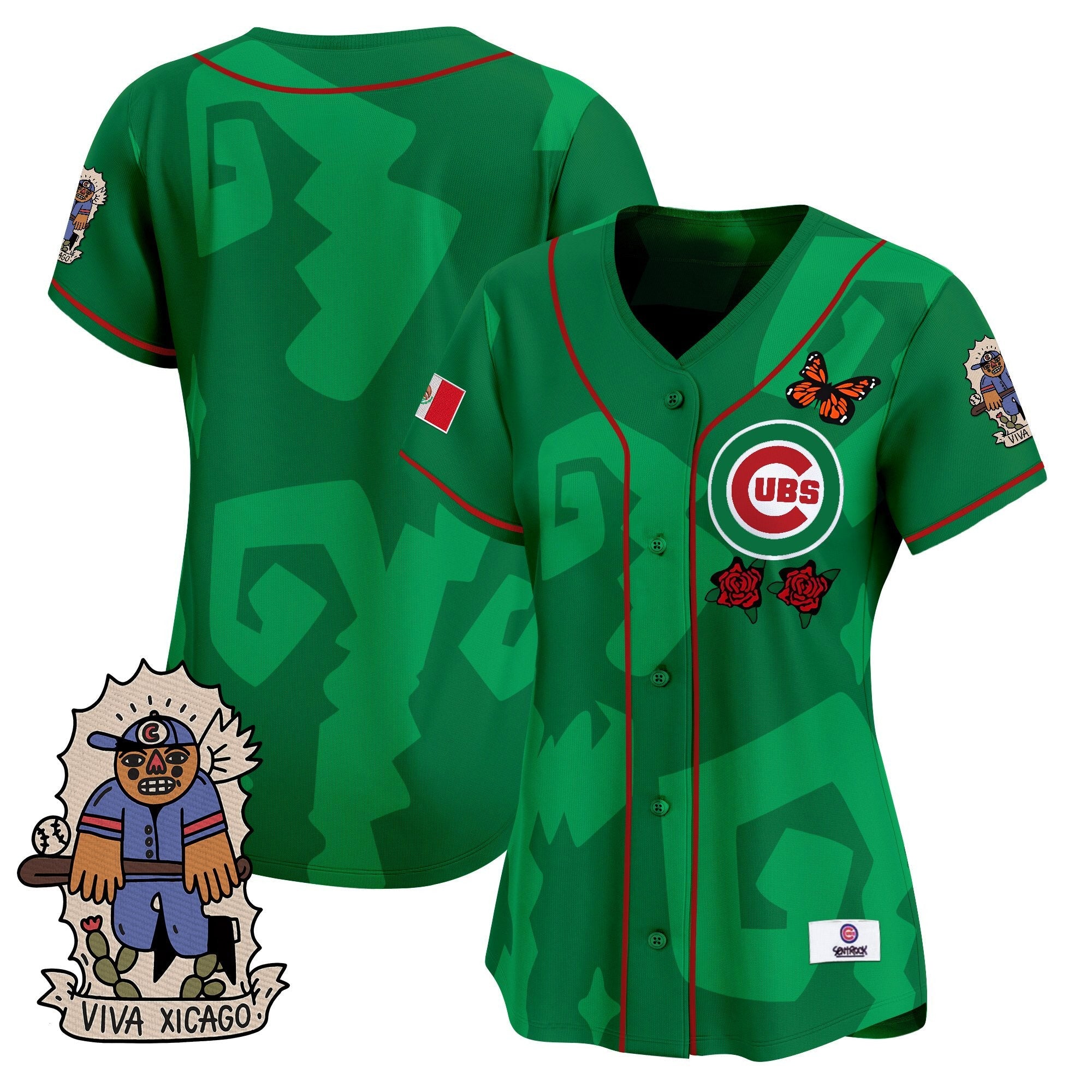 Women’s 2025 Chicago Mexican Heritage Vapor Premier Limited Jersey – Stitched