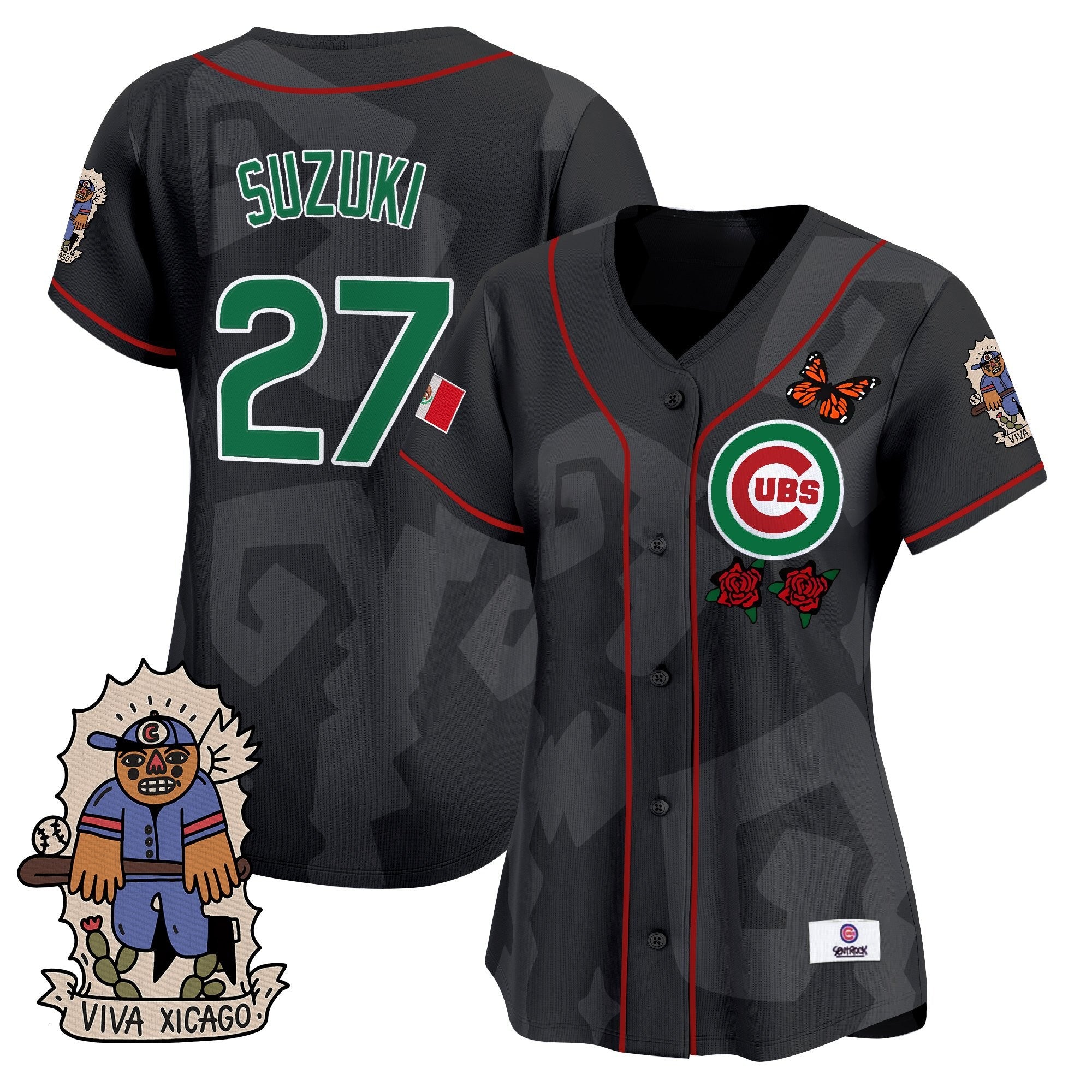 Women’s 2025 Chicago Mexican Heritage Vapor Premier Limited Jersey – Stitched