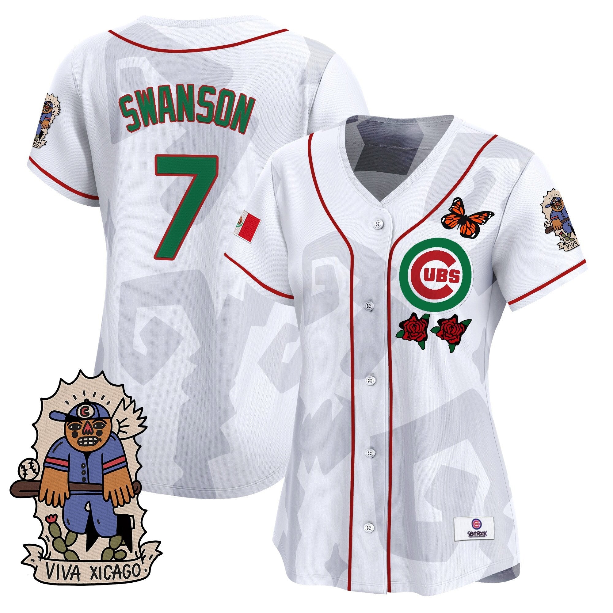 Women’s 2025 Chicago Mexican Heritage Vapor Premier Limited Jersey – Stitched