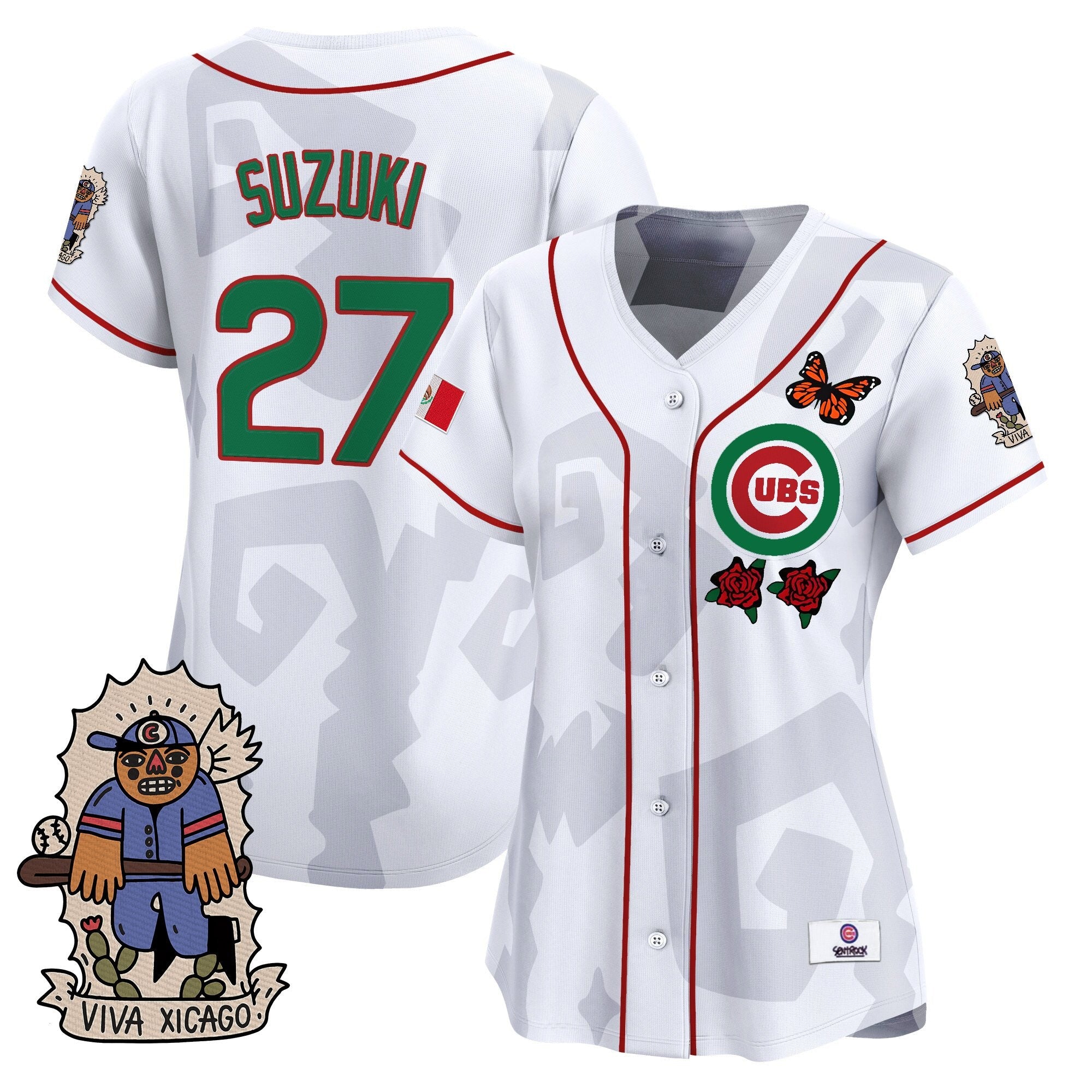 Women’s 2025 Chicago Mexican Heritage Vapor Premier Limited Jersey – Stitched
