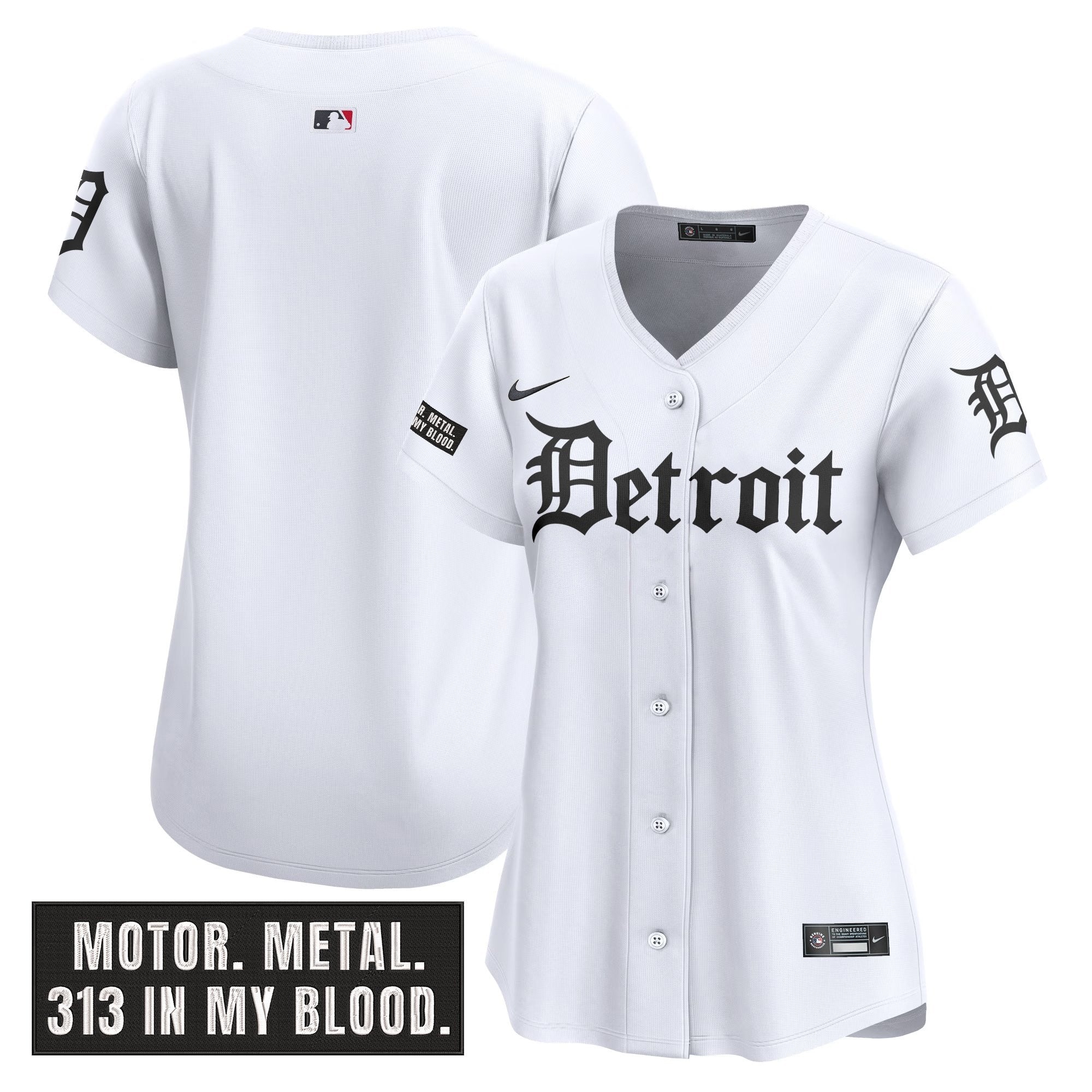 Women’s Detroit ‘Motor Gothic Edition’ Vapor Premier Limited Jersey