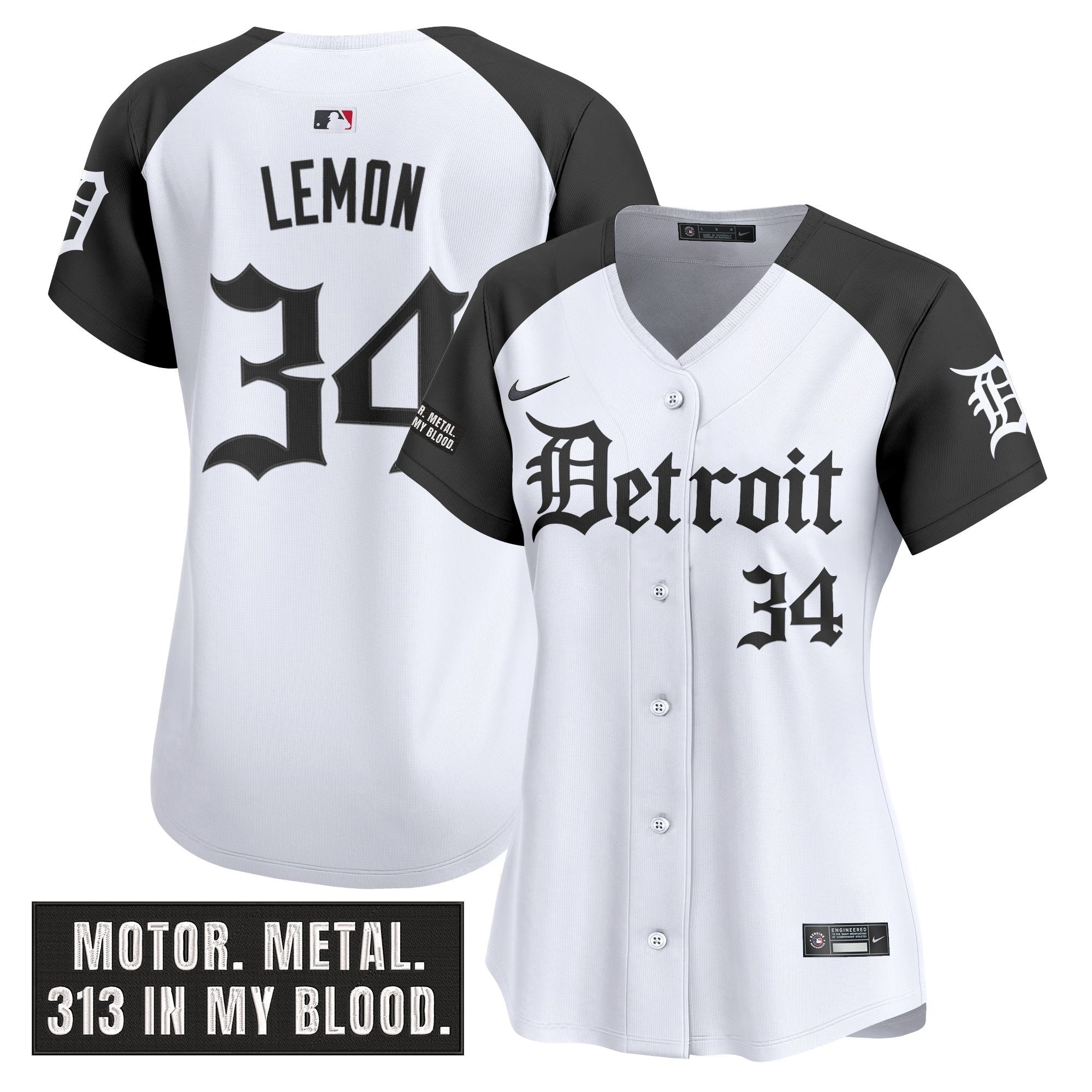 Women’s Detroit ‘Motor Gothic Edition’ Vapor Premier Limited Jersey