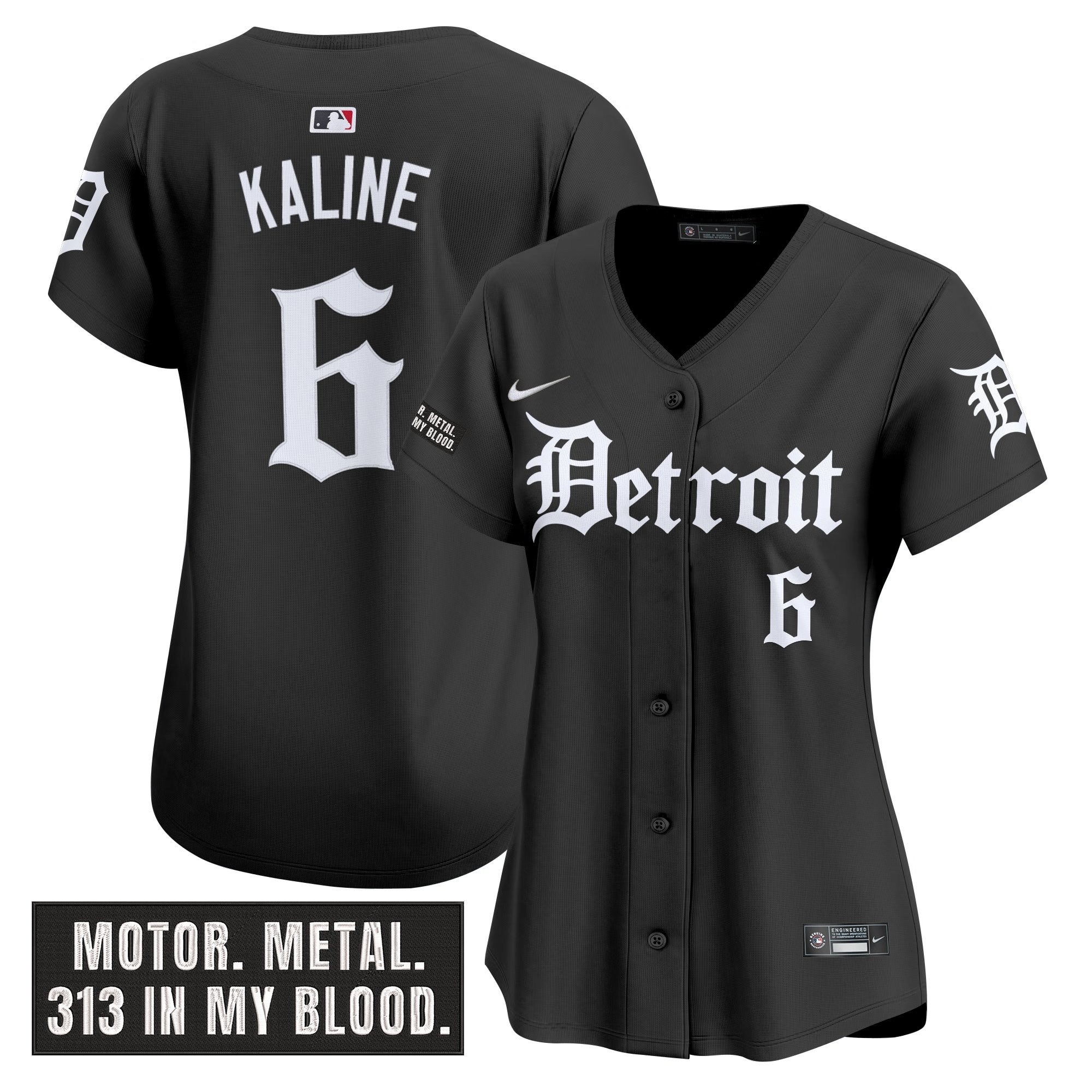 Women’s Detroit ‘Motor Gothic Edition’ Vapor Premier Limited Jersey