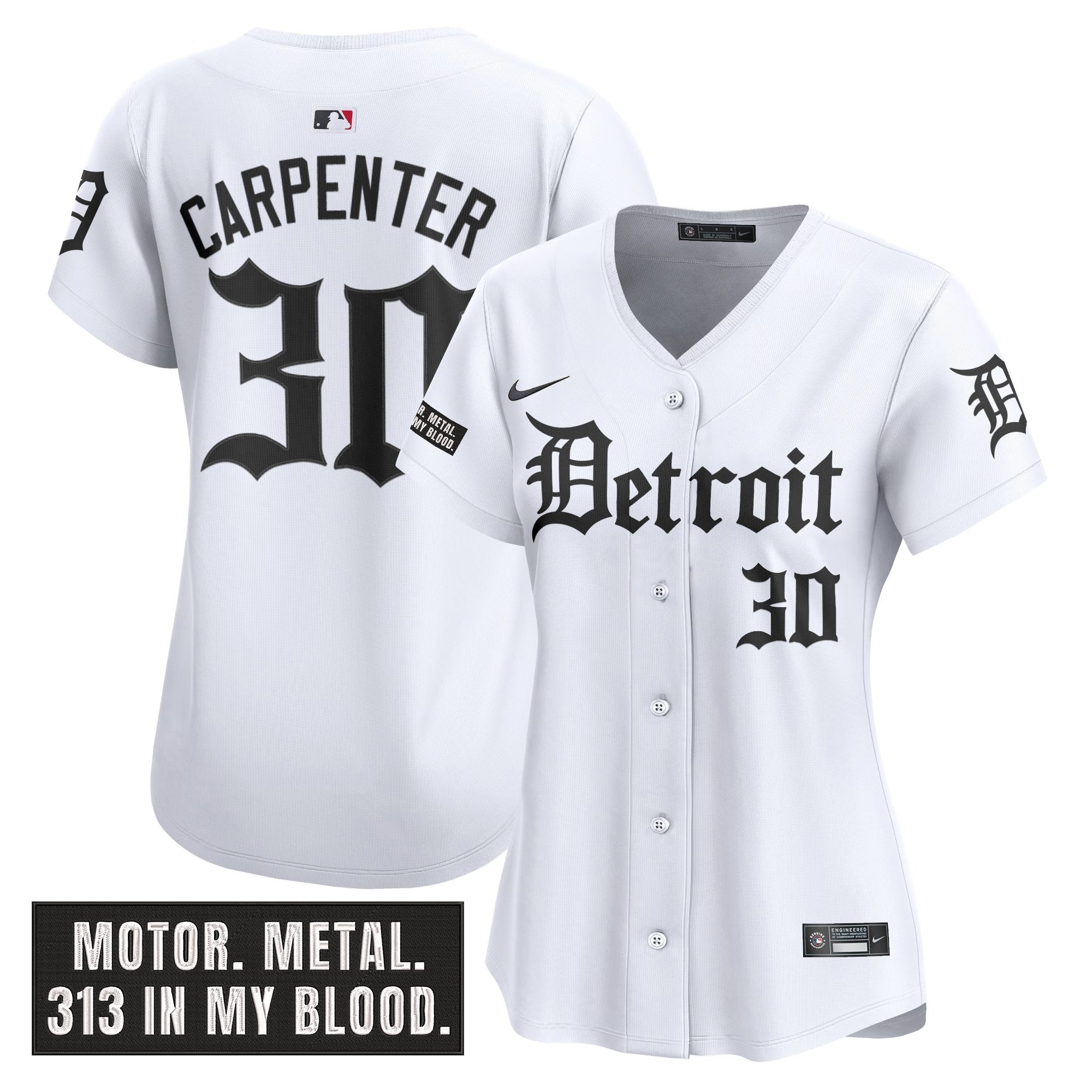 Women’s Detroit ‘Motor Gothic Edition’ Vapor Premier Limited Jersey