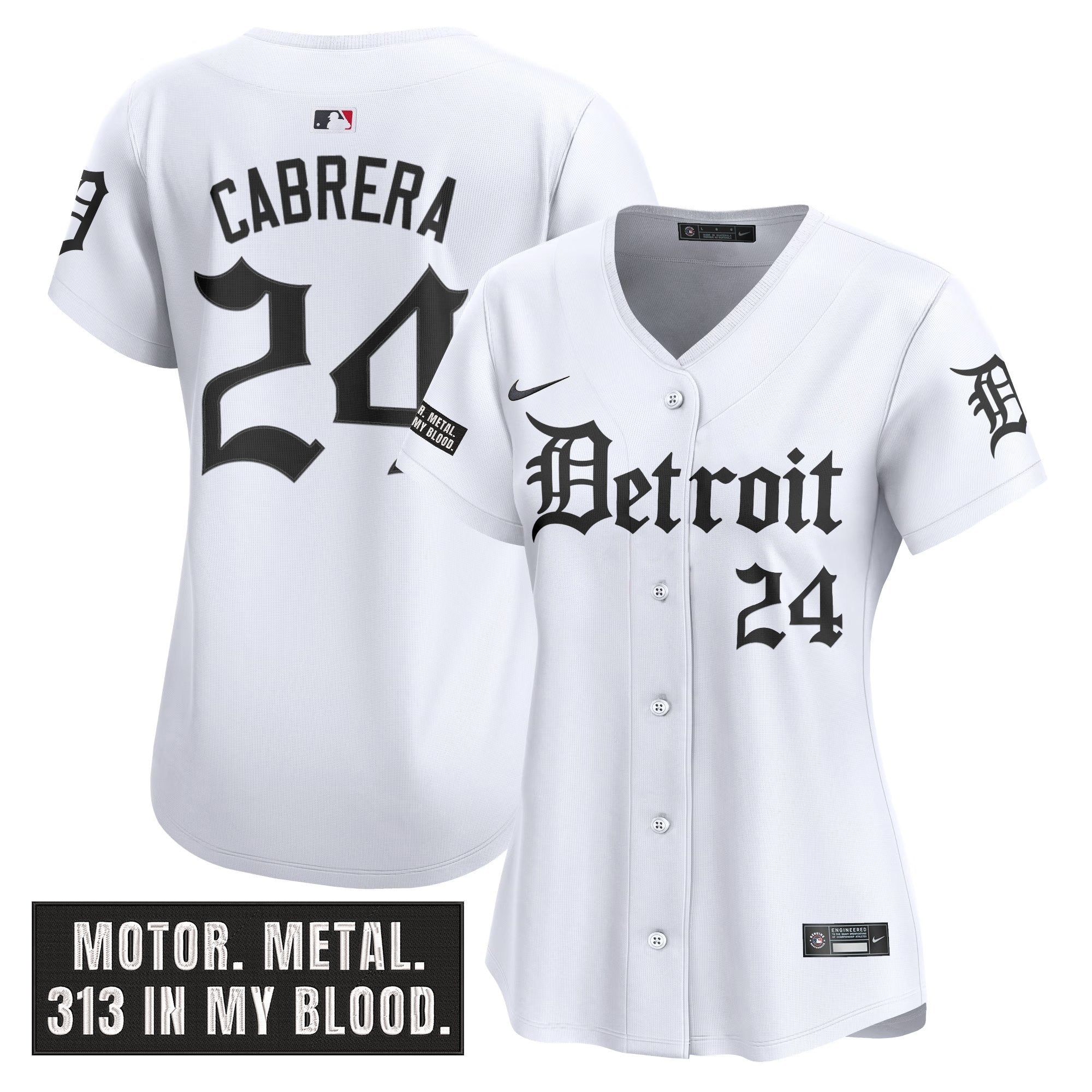 Women’s Detroit ‘Motor Gothic Edition’ Vapor Premier Limited Jersey