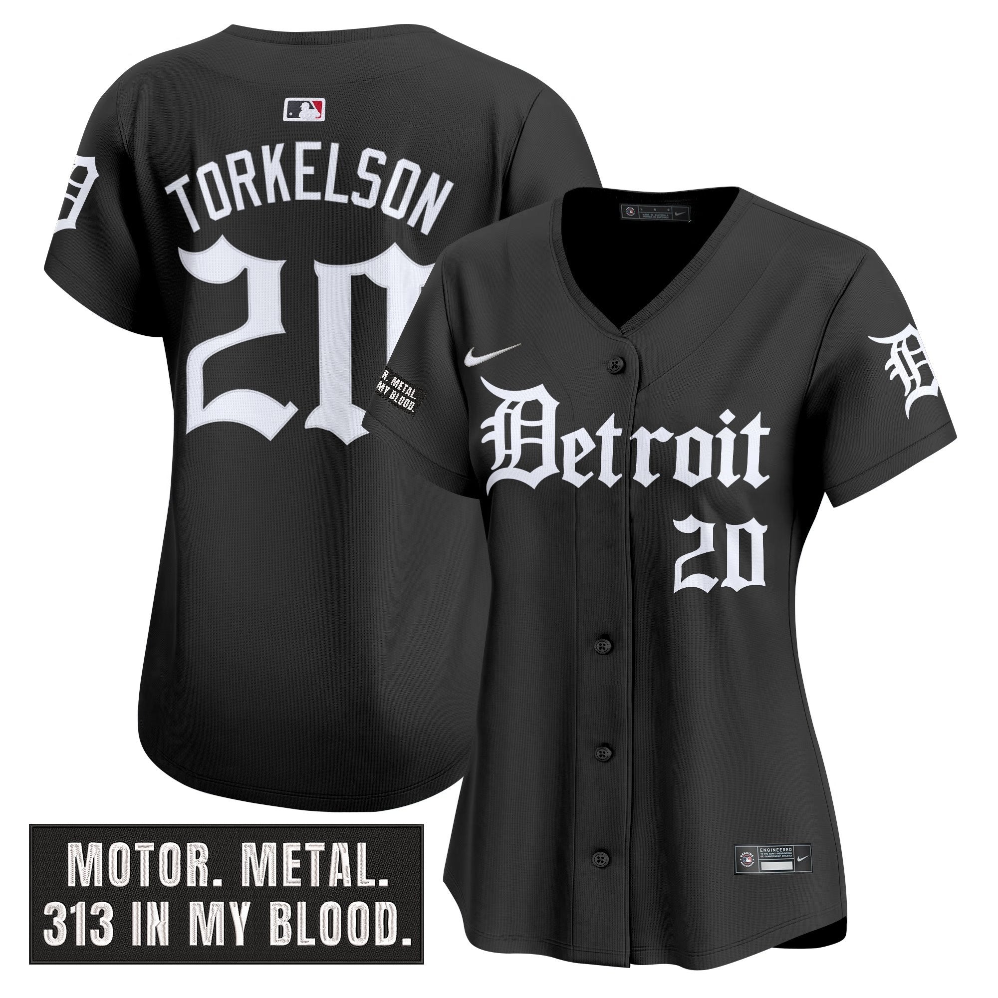 Women’s Detroit ‘Motor Gothic Edition’ Vapor Premier Limited Jersey