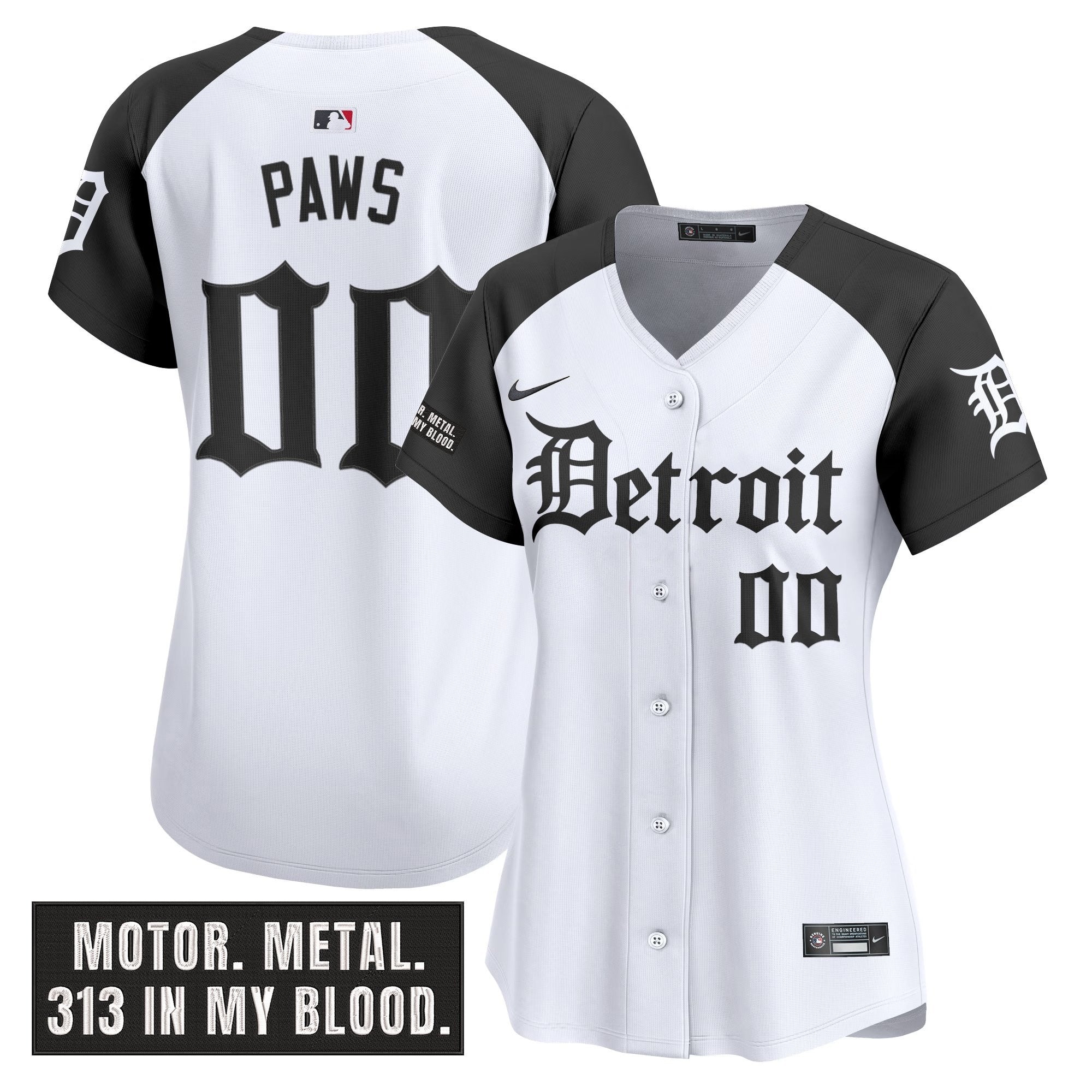 Women’s Detroit ‘Motor Gothic Edition’ Vapor Premier Limited Jersey