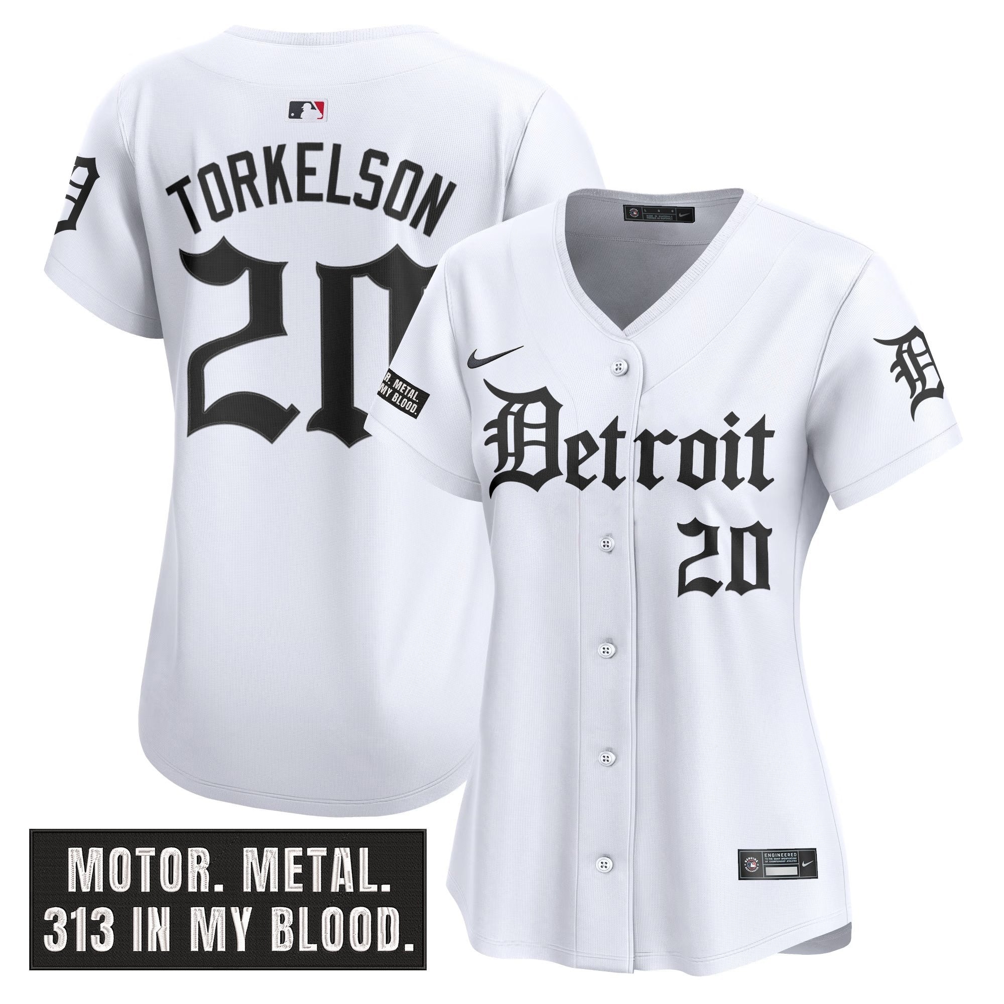 Women’s Detroit ‘Motor Gothic Edition’ Vapor Premier Limited Jersey