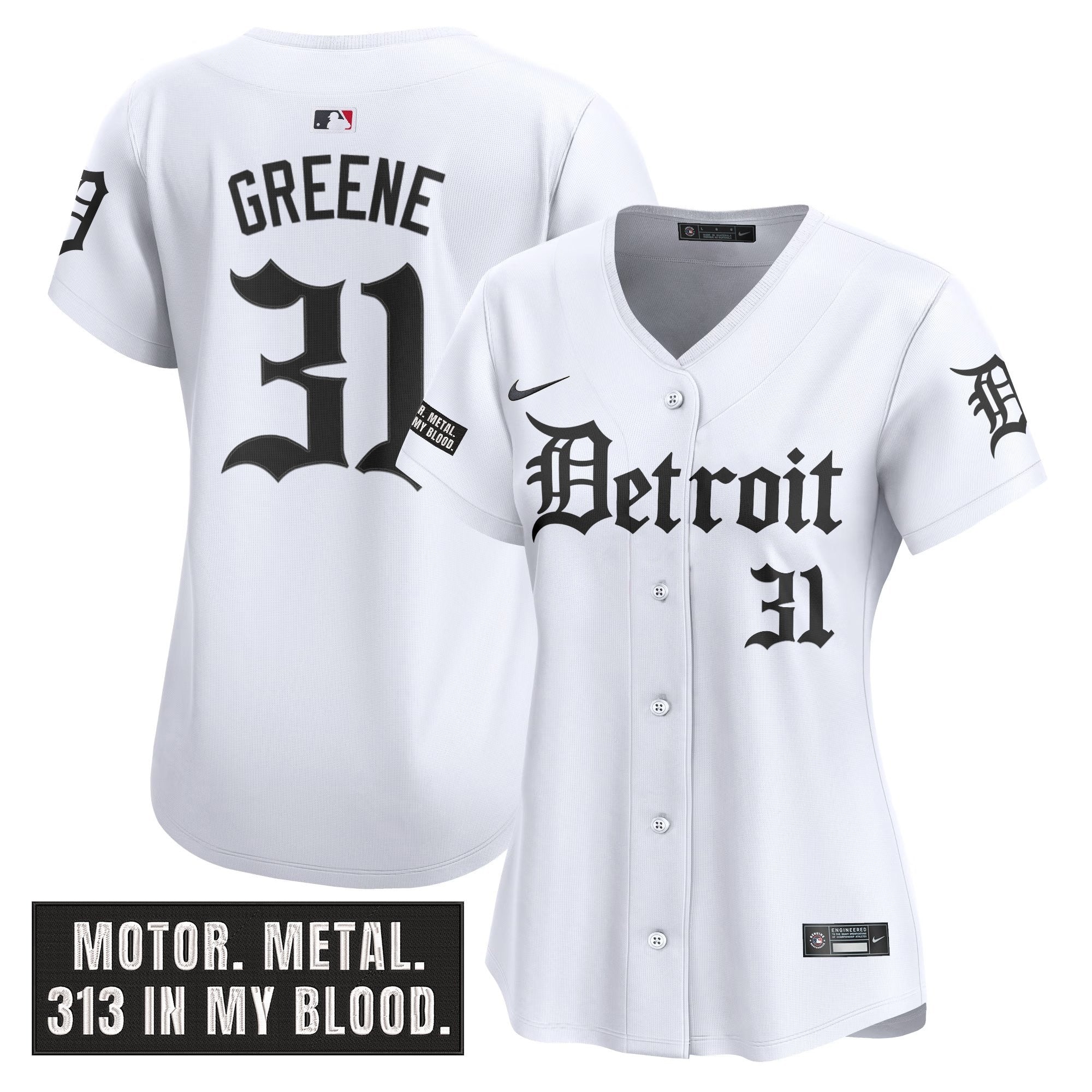 Women’s Detroit ‘Motor Gothic Edition’ Vapor Premier Limited Jersey