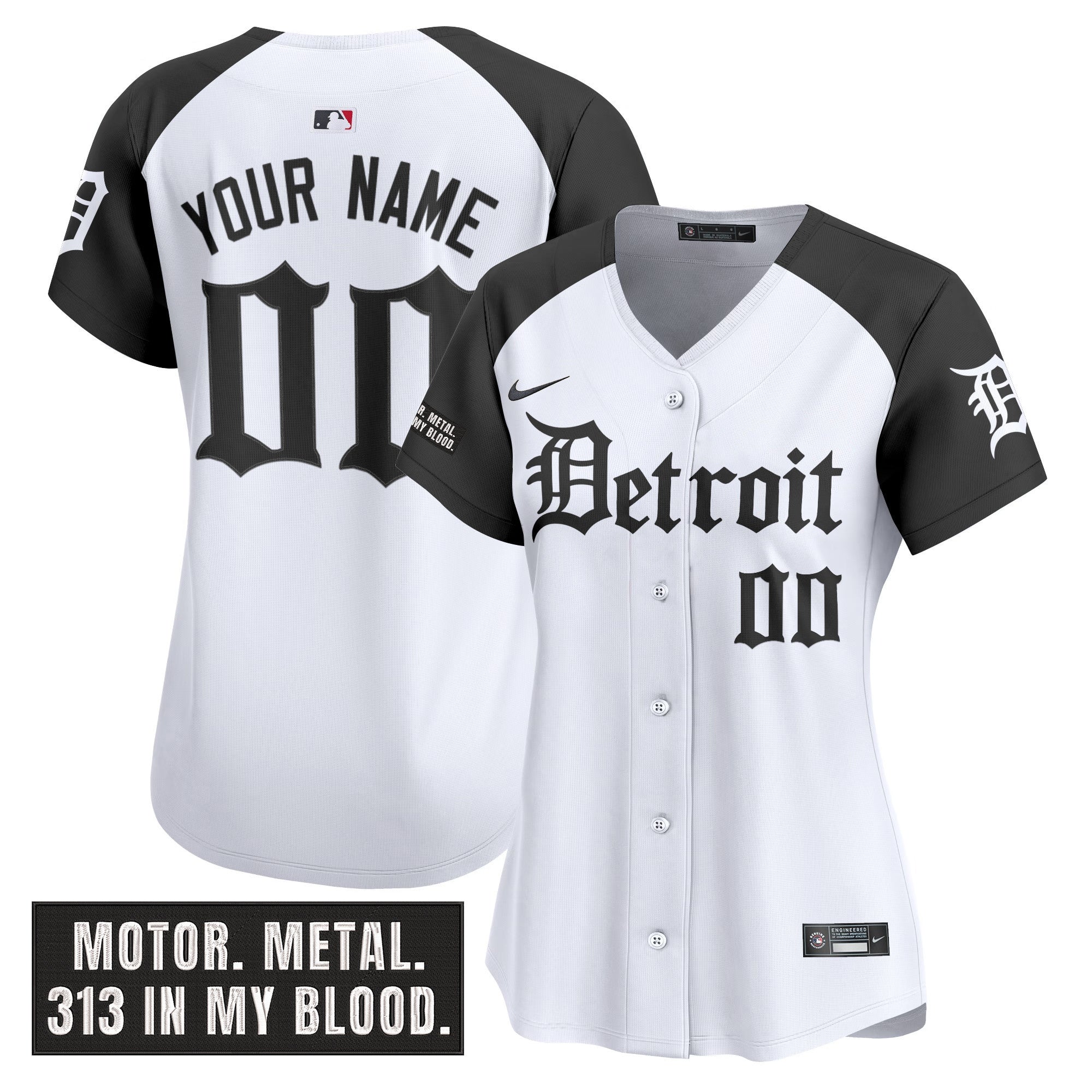 Detroit ‘Motor Gothic Edition’ Vapor Premier Limited Custom Jersey