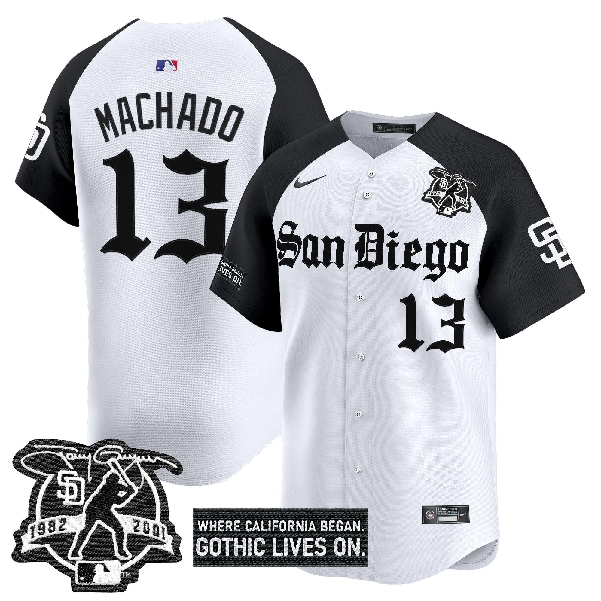 Men’s San Diego ‘Gothic Edition’ Vapor Premier Limited Jersey