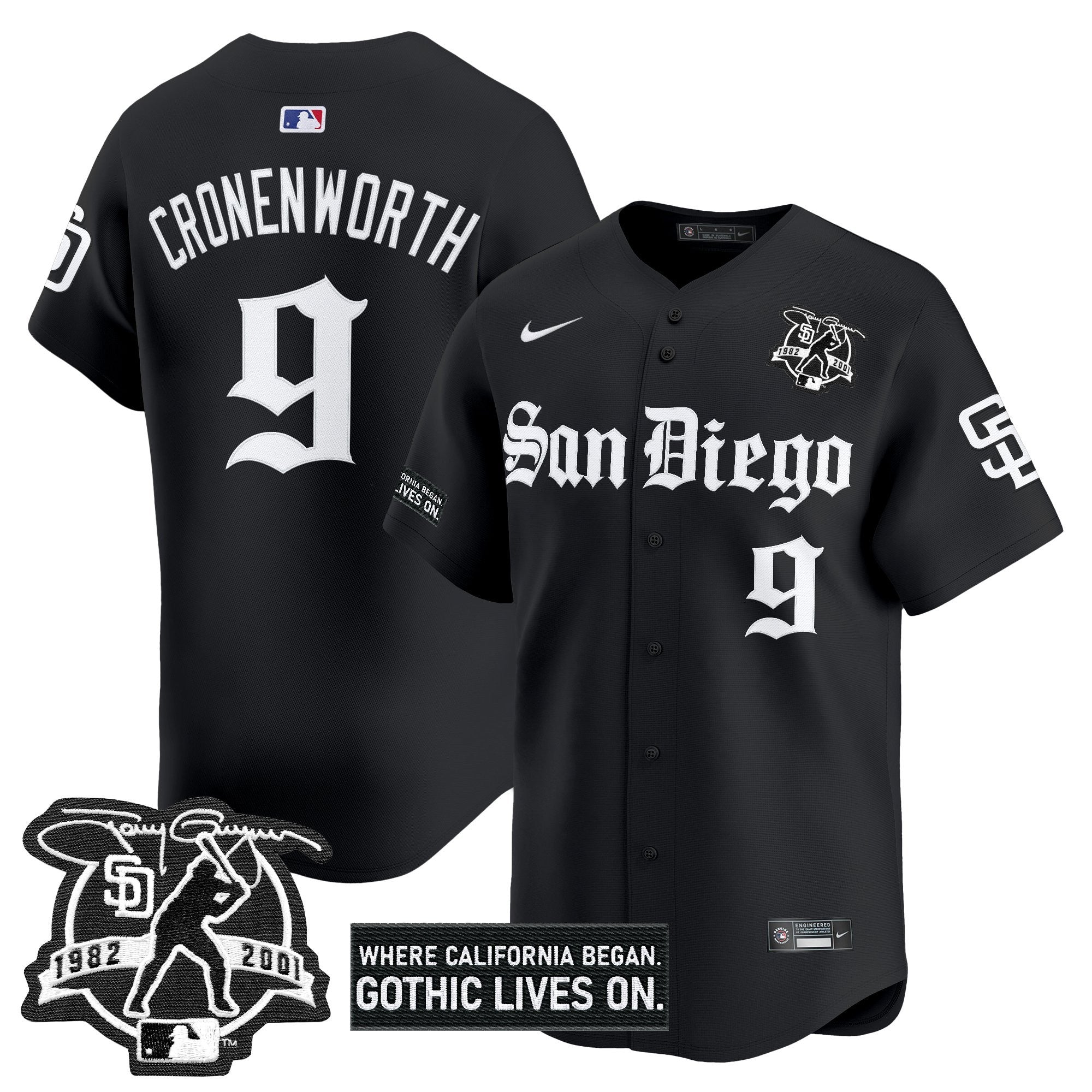 Men’s San Diego ‘Gothic Edition’ Vapor Premier Limited Jersey