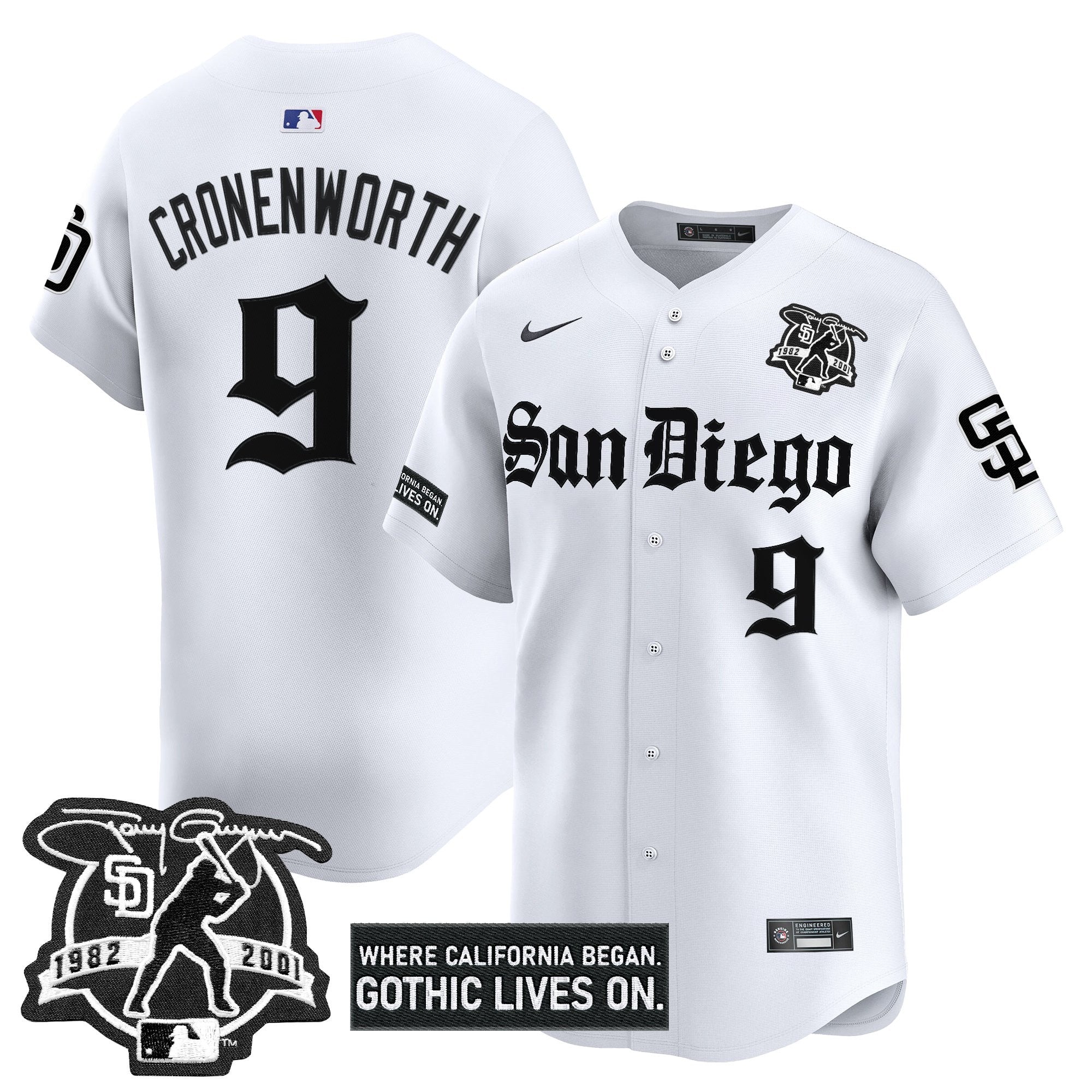 Men’s San Diego ‘Gothic Edition’ Vapor Premier Limited Jersey