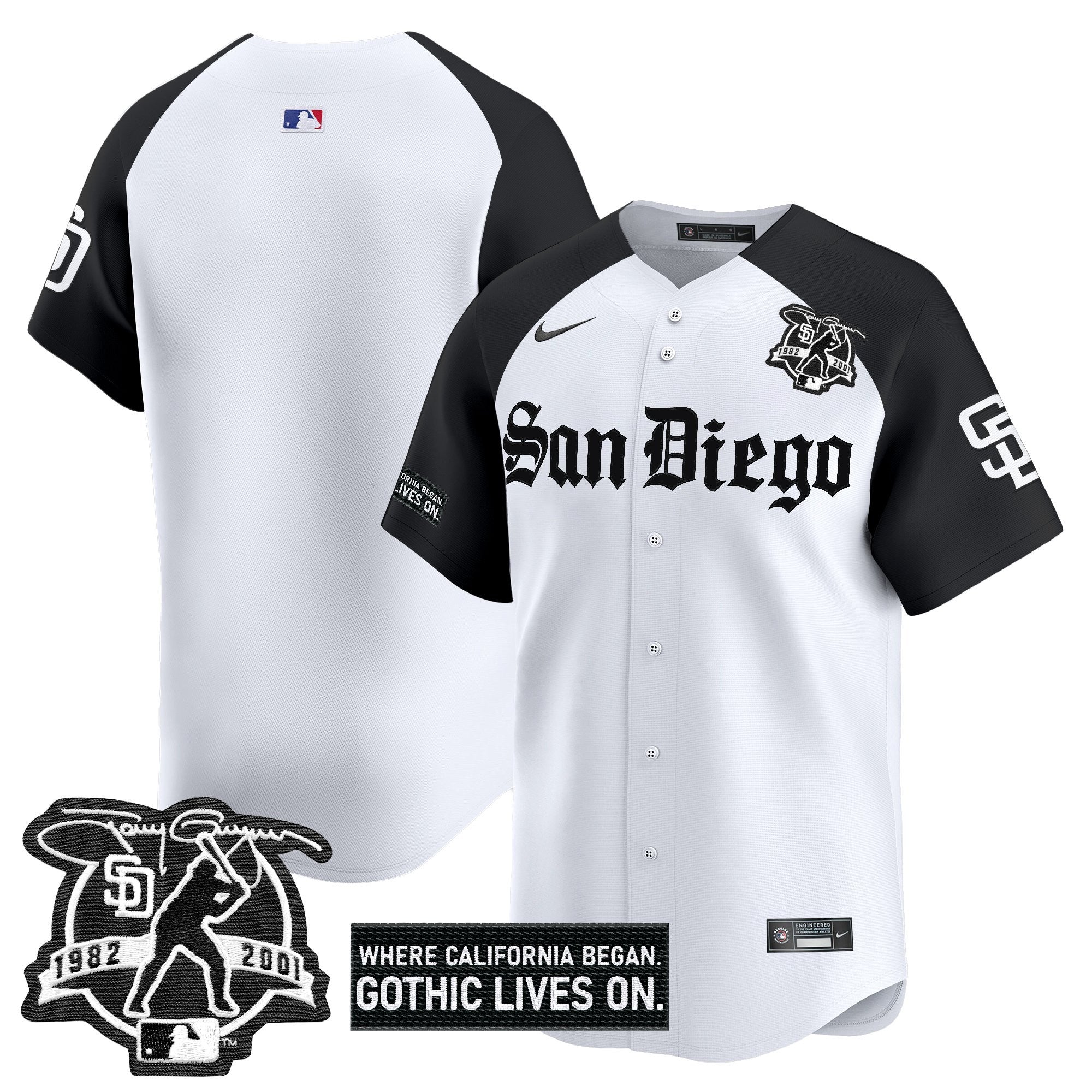 Men’s San Diego ‘Gothic Edition’ Vapor Premier Limited Jersey