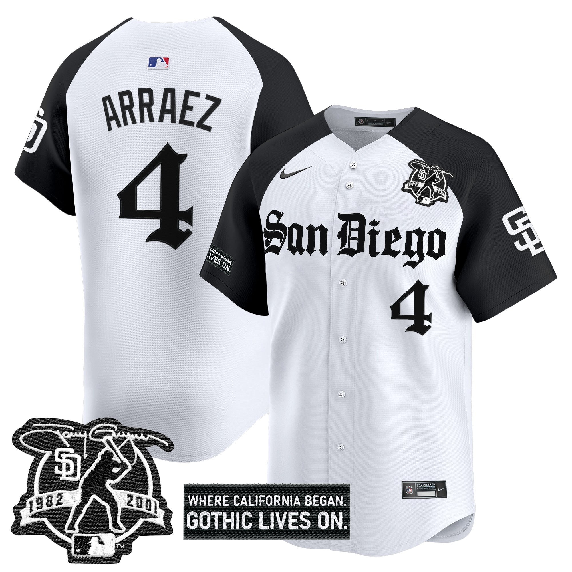 Men’s San Diego ‘Gothic Edition’ Vapor Premier Limited Jersey