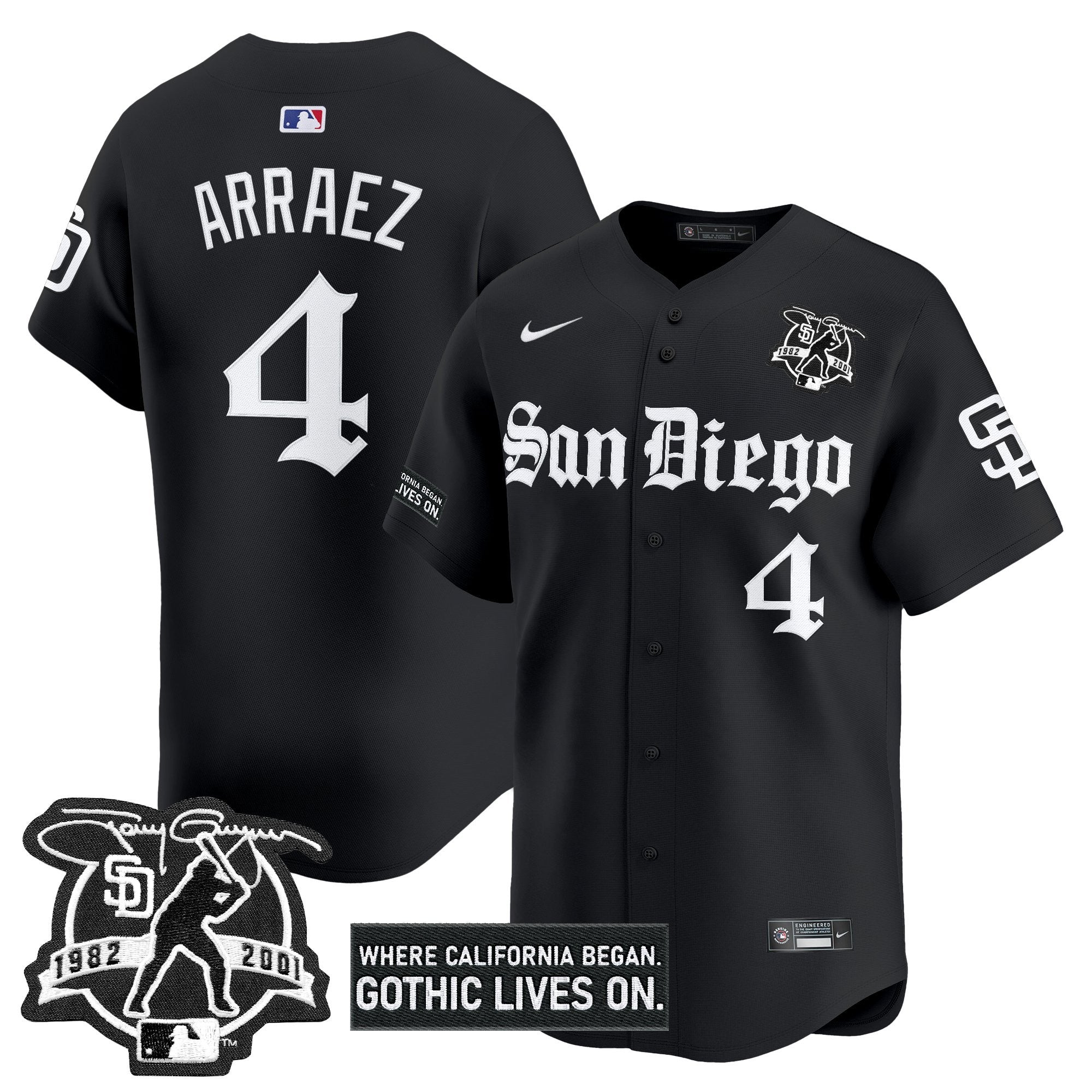 Men’s San Diego ‘Gothic Edition’ Vapor Premier Limited Jersey