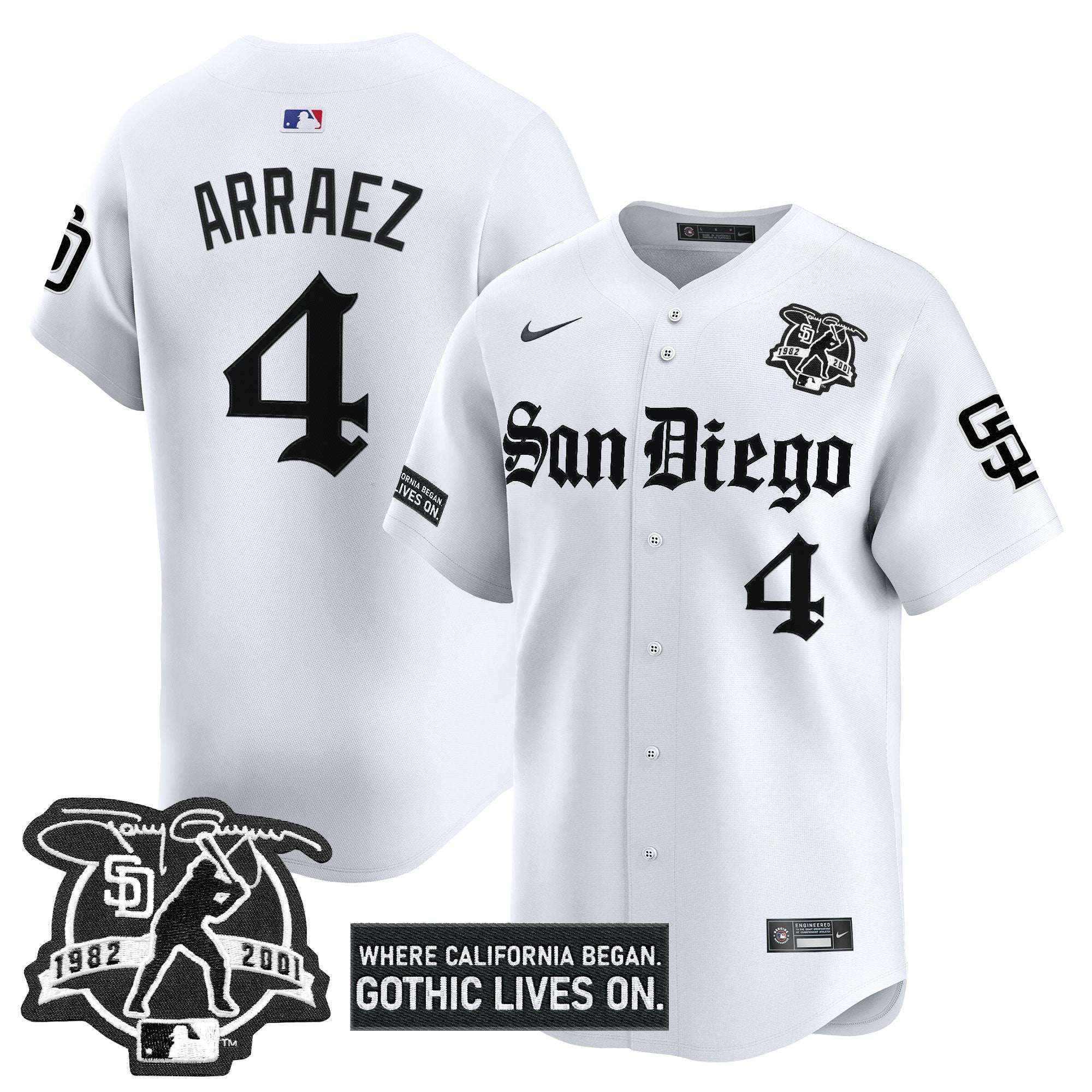 Men’s San Diego ‘Gothic Edition’ Vapor Premier Limited Jersey