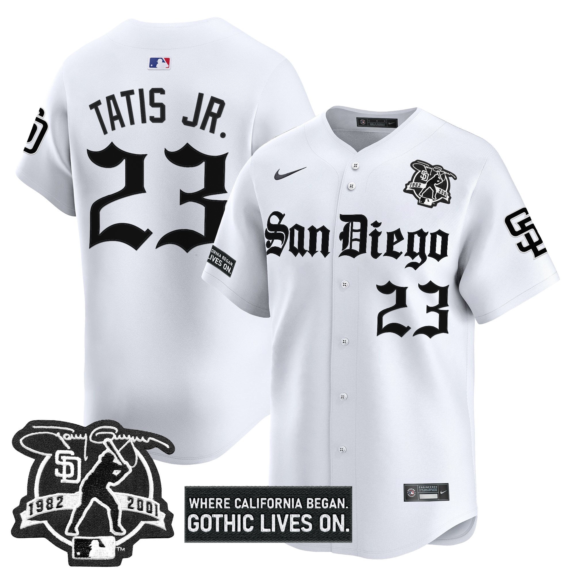 Men’s San Diego ‘Gothic Edition’ Vapor Premier Limited Jersey