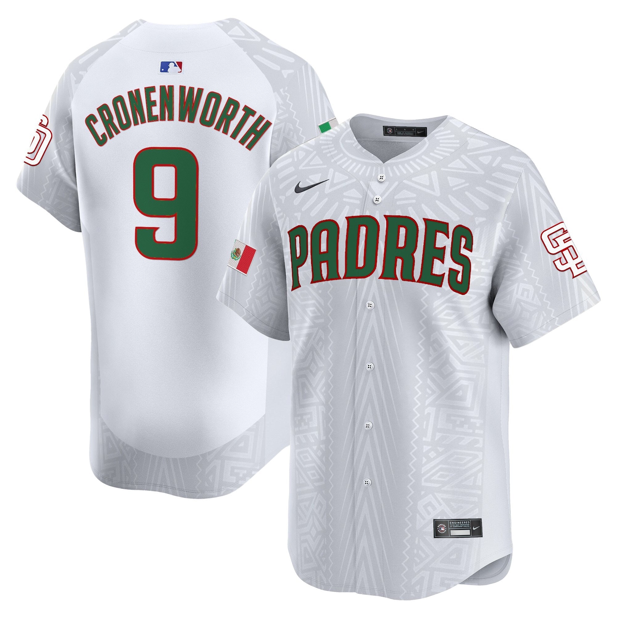 Men’s San Diego 2025 Mexican Heritage Vapor Premier Limited Jersey – Stitched