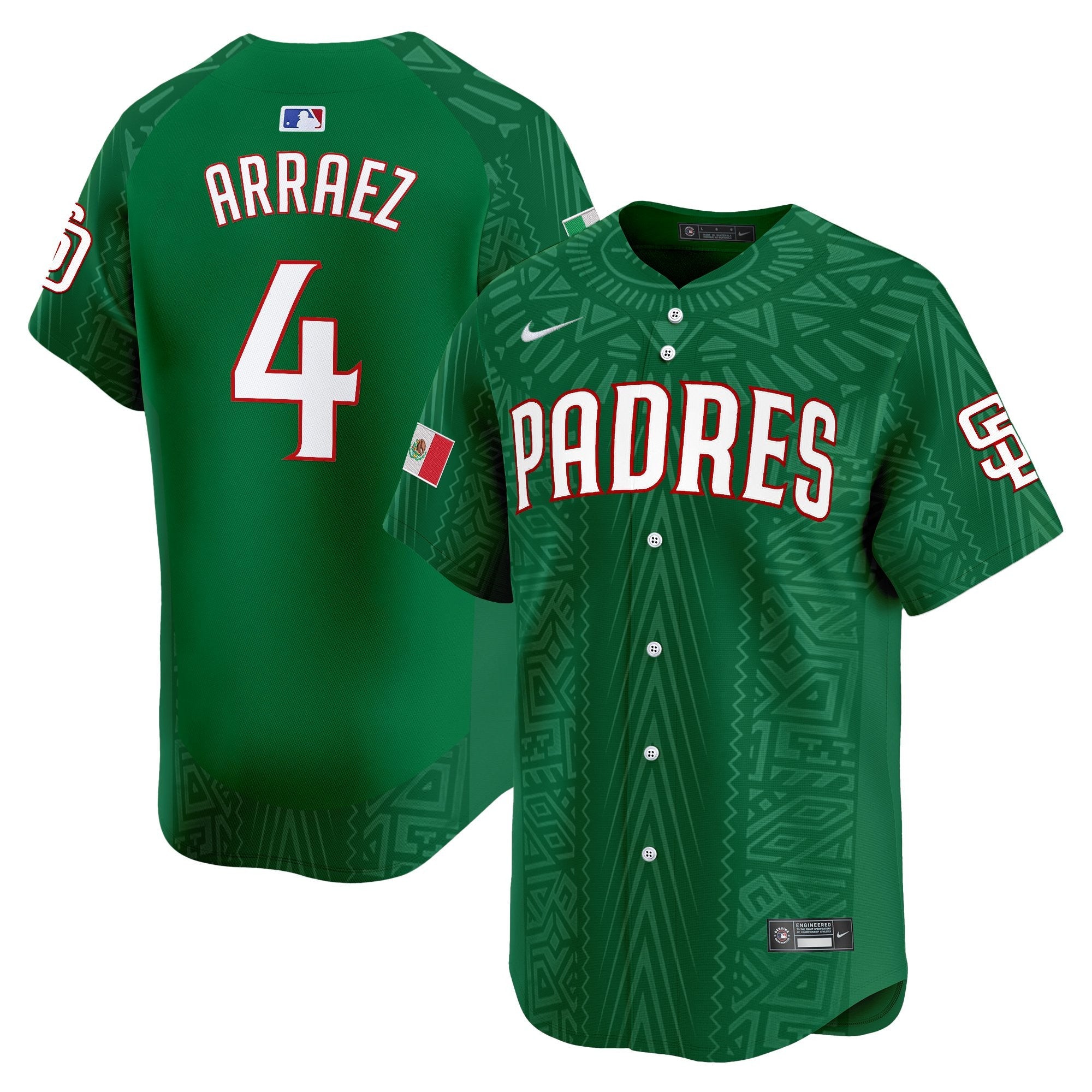 Men’s San Diego 2025 Mexican Heritage Vapor Premier Limited Jersey – Stitched