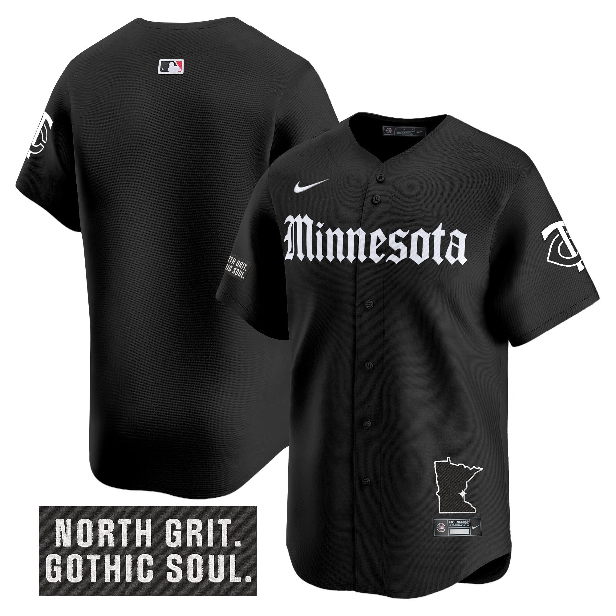 Men’s Minnesota ‘Gothic North Edition’ Vapor Premier Limited Jersey