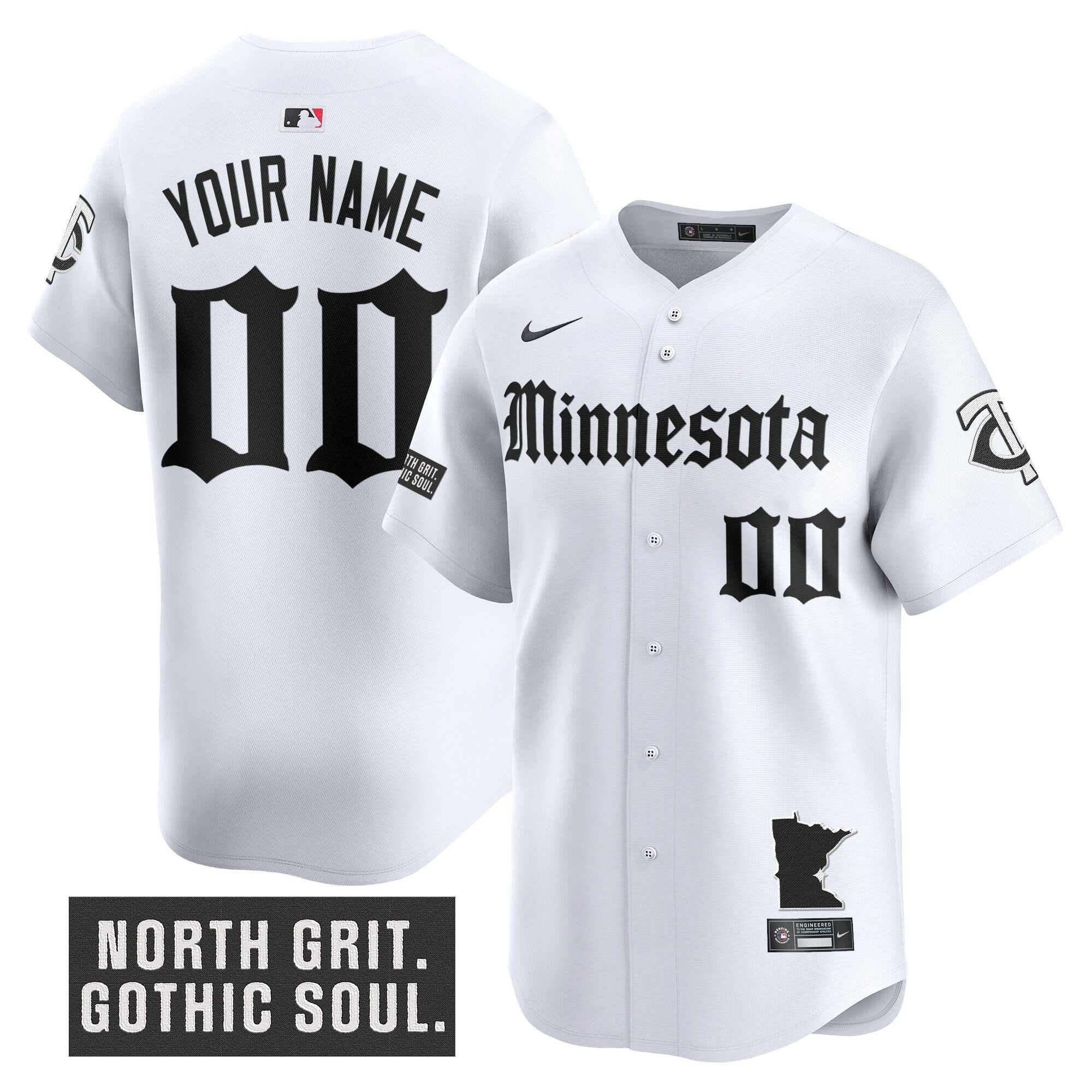 Minnesota ‘Gothic North Edition’ Vapor Premier Limited Custom Jersey