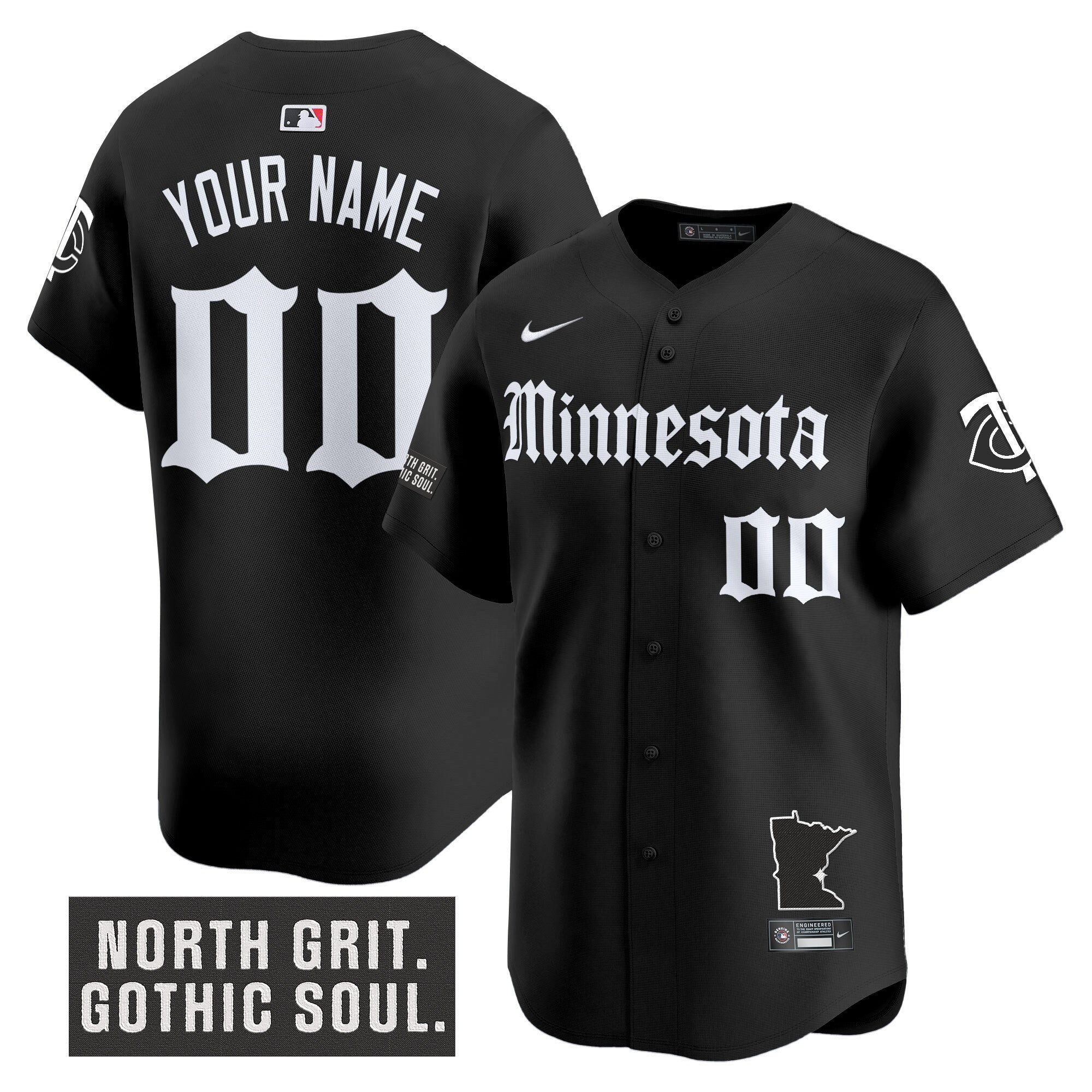 Minnesota ‘Gothic North Edition’ Vapor Premier Limited Custom Jersey