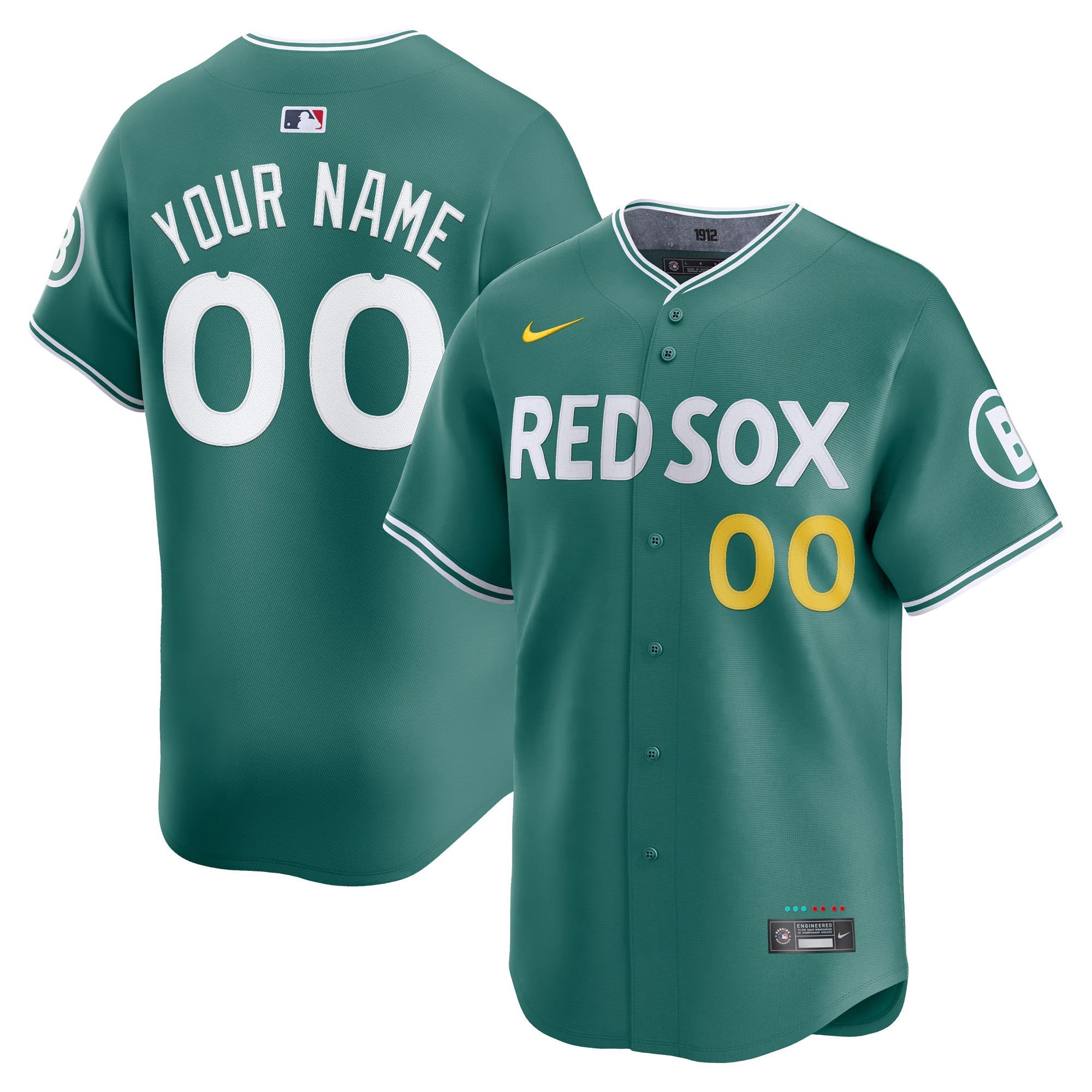 Boston 2025 City Connect Vapor Premier Limited Custom Jersey V2