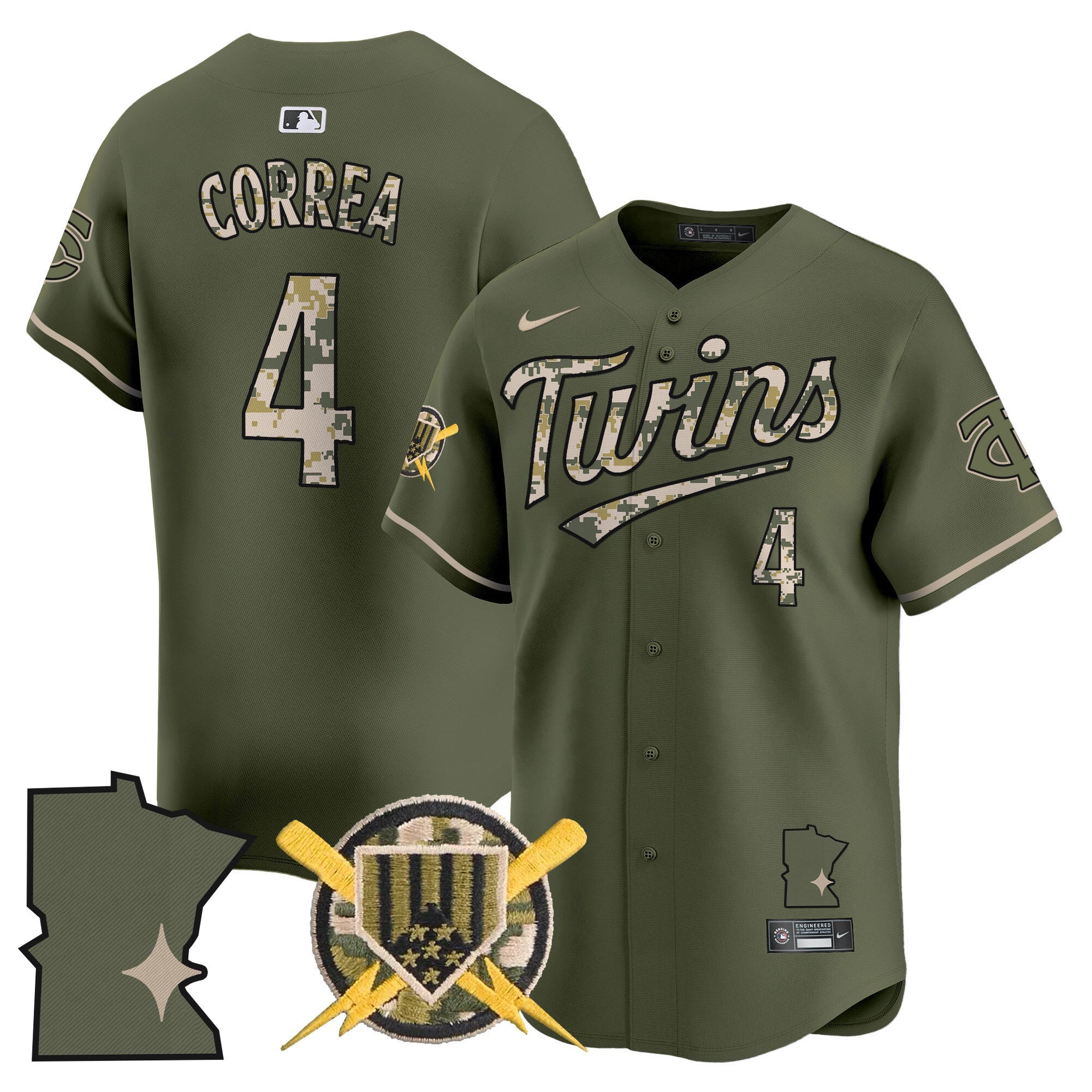 Minnesota Armed Forces Day Vapor Premier Limited Jersey