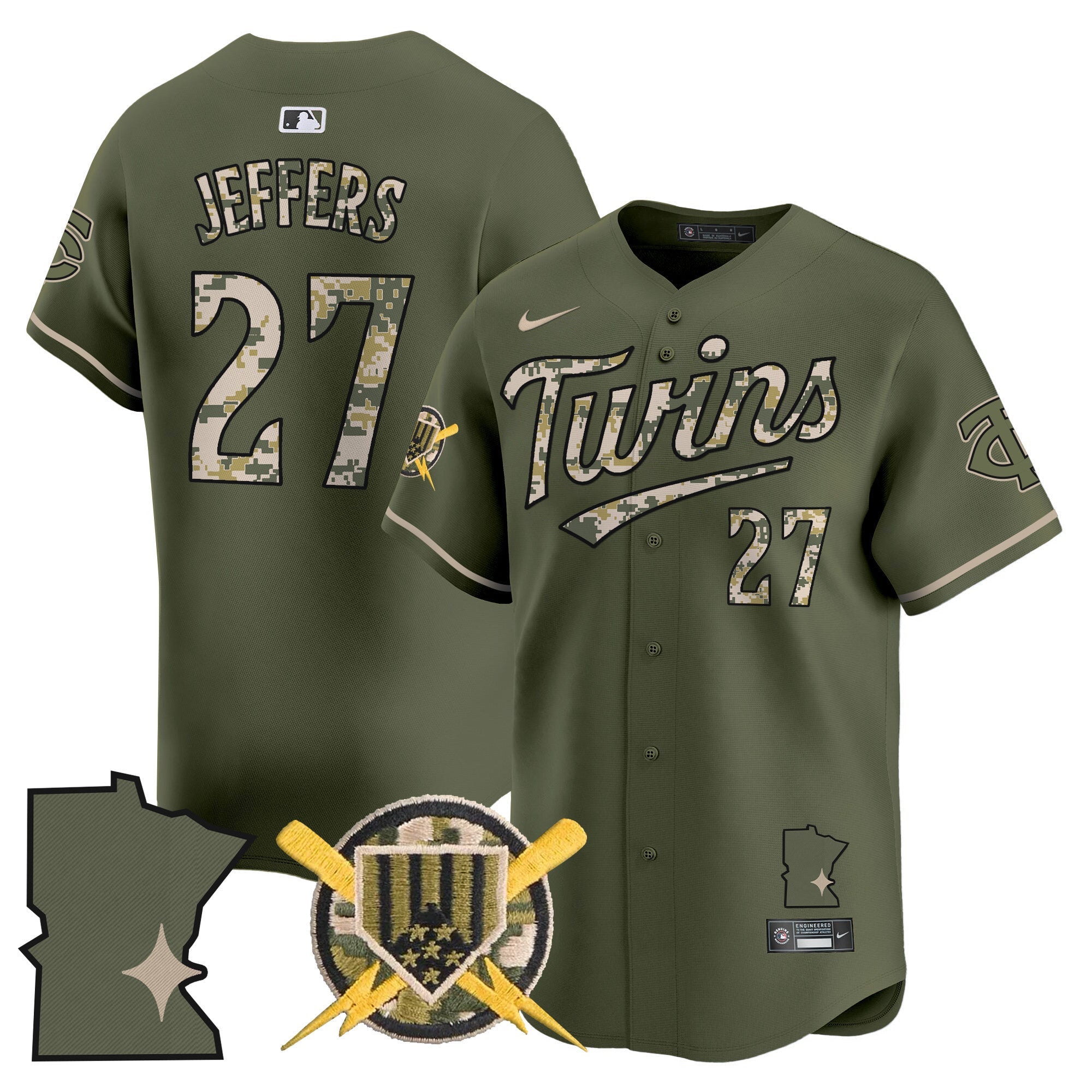 Minnesota Armed Forces Day Vapor Premier Limited Jersey