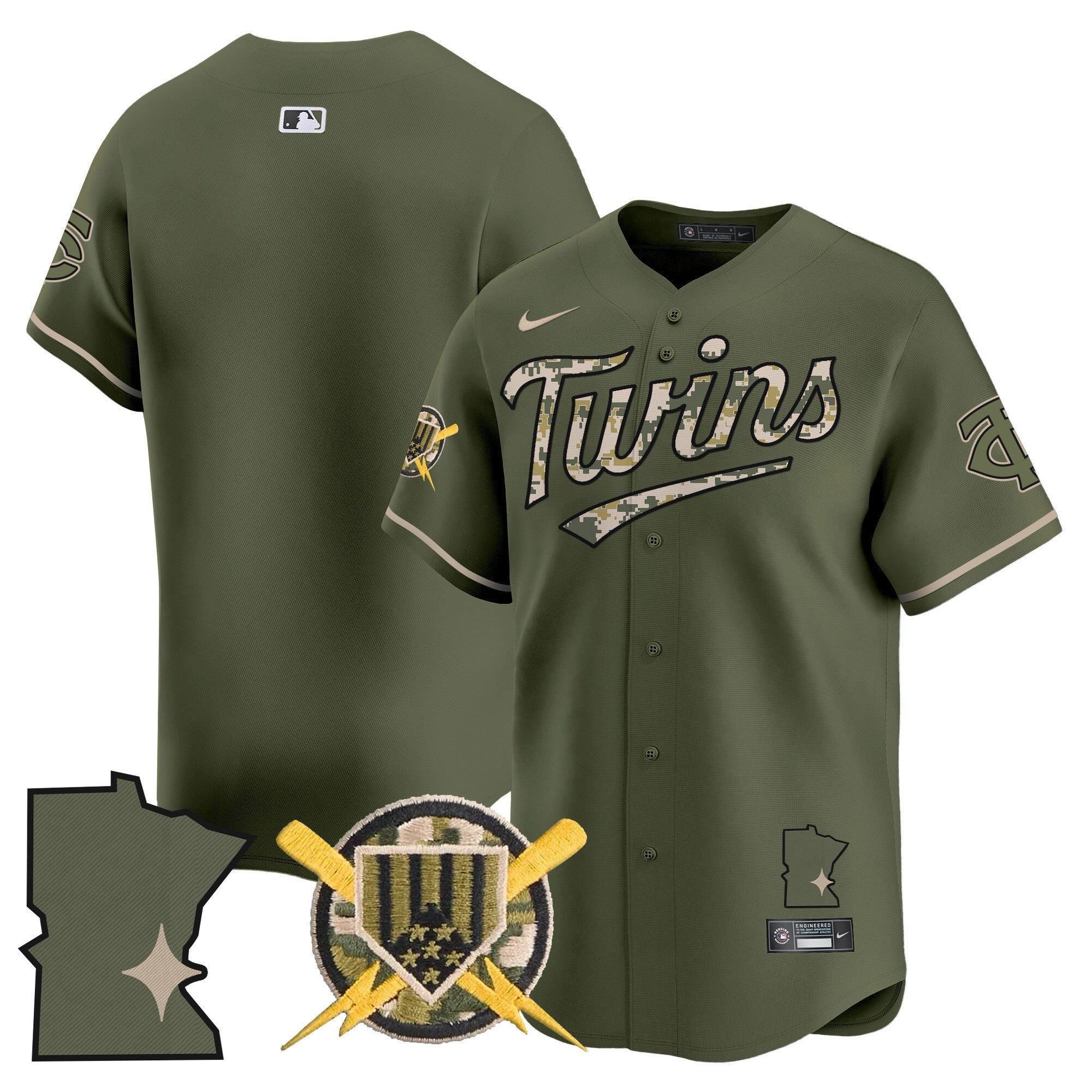 Minnesota Armed Forces Day Vapor Premier Limited Jersey