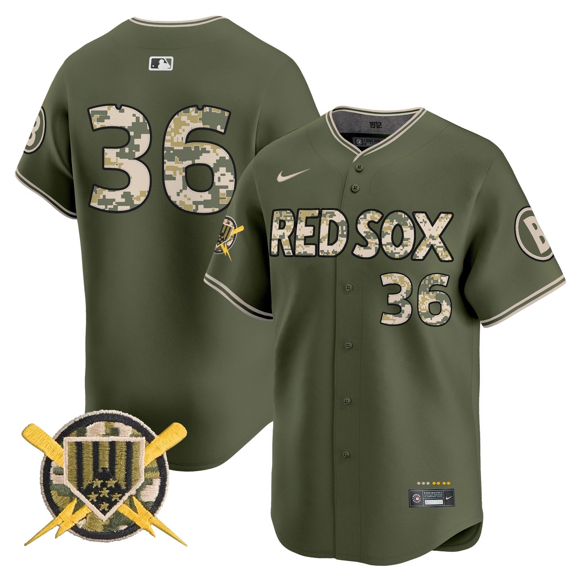 Boston Armed Forces Day Vapor Premier Limited Jersey