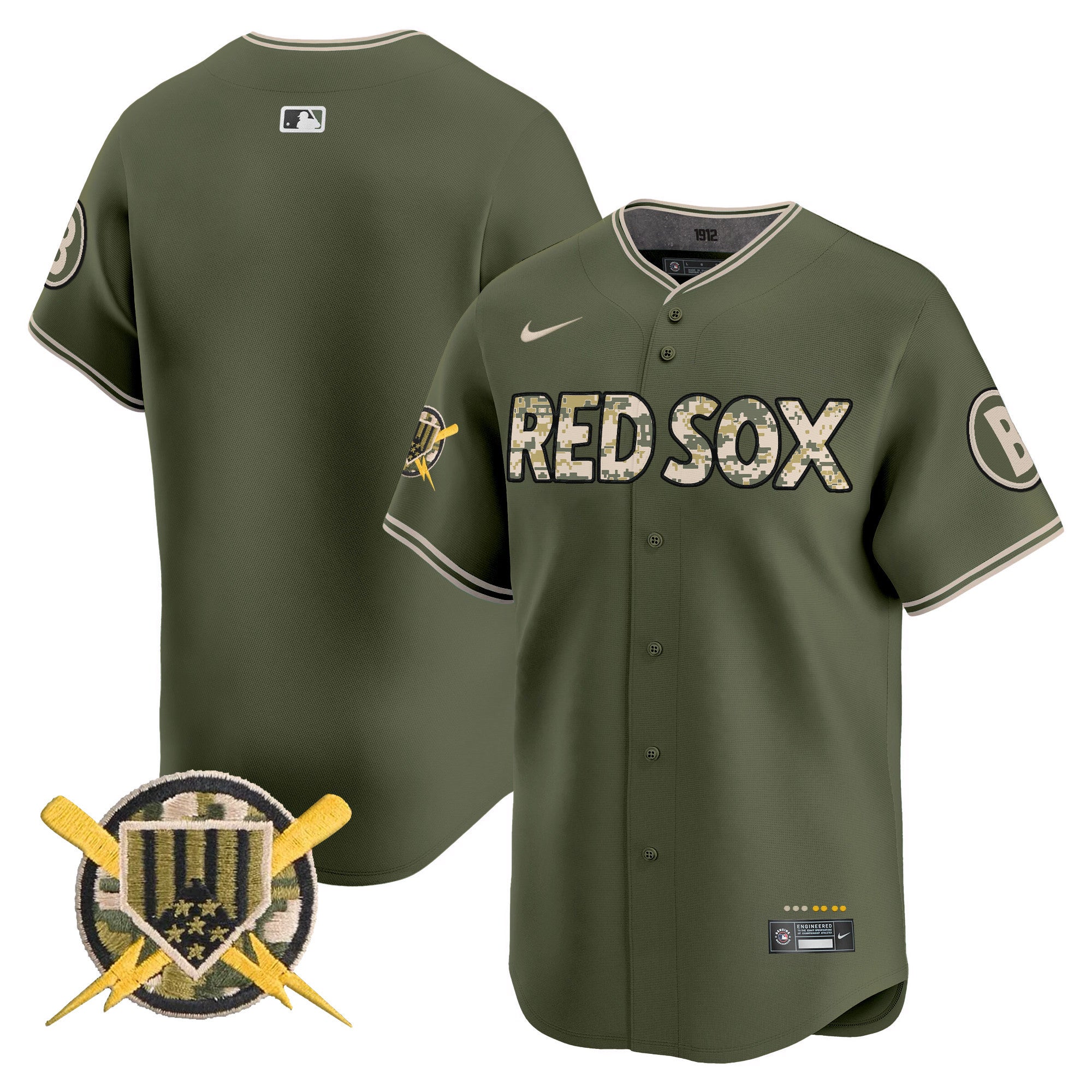 Boston Armed Forces Day Vapor Premier Limited Jersey