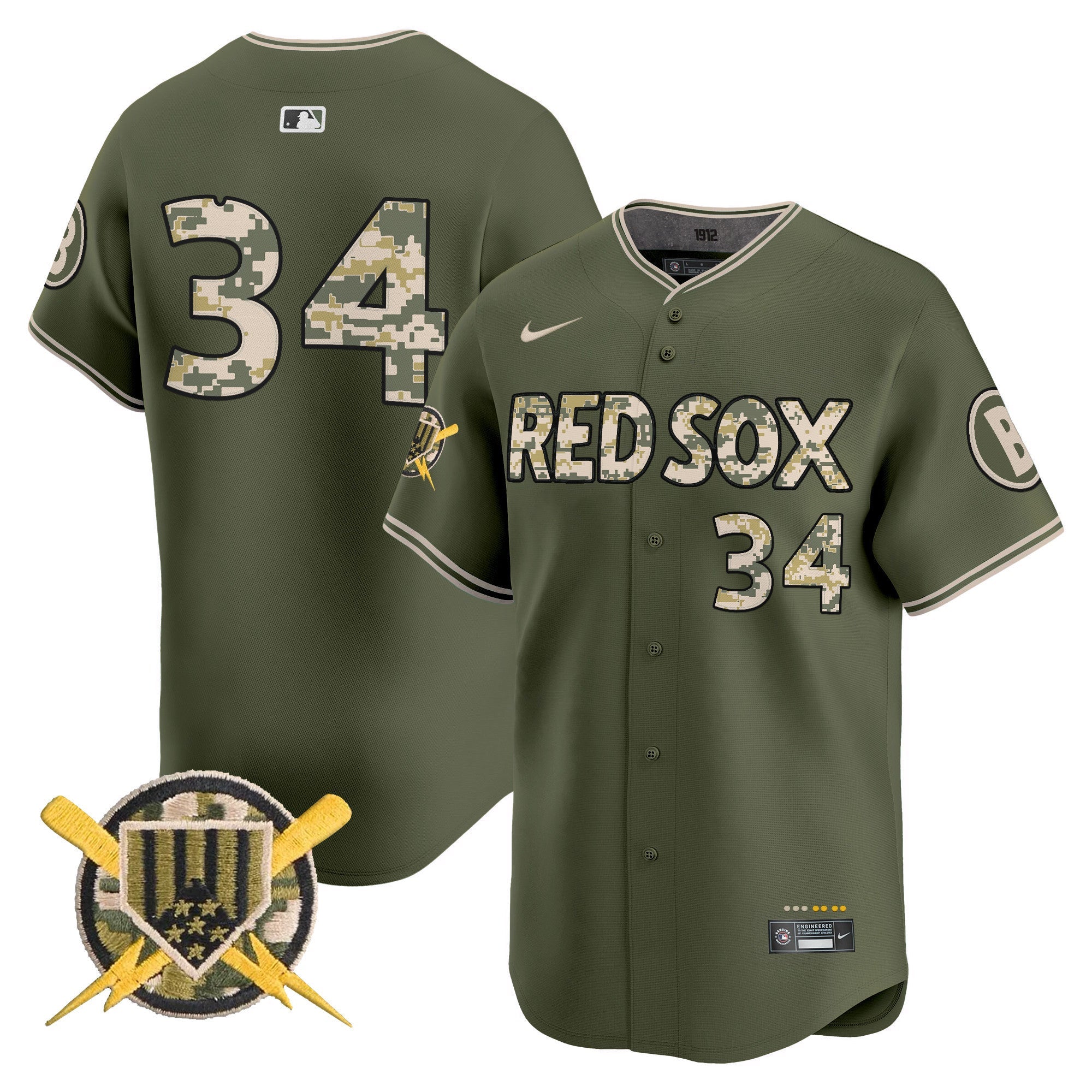 Boston Armed Forces Day Vapor Premier Limited Jersey