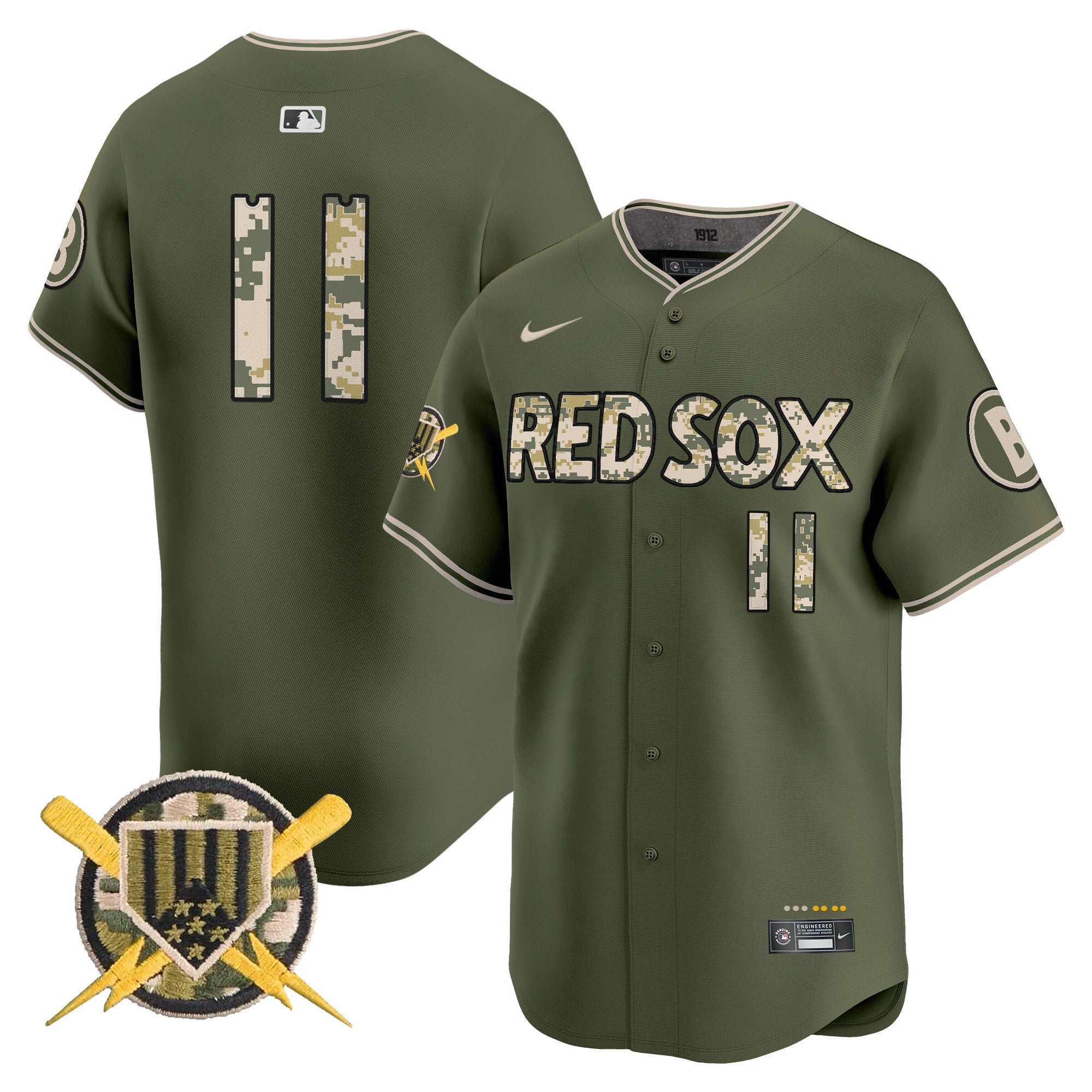 Boston Armed Forces Day Vapor Premier Limited Jersey