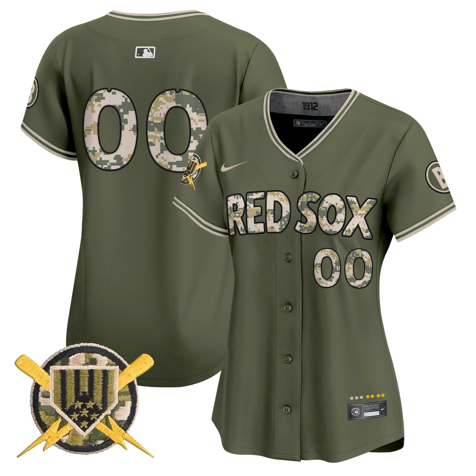 Boston Armed Forces Day Vapor Premier Limited Custom Jersey