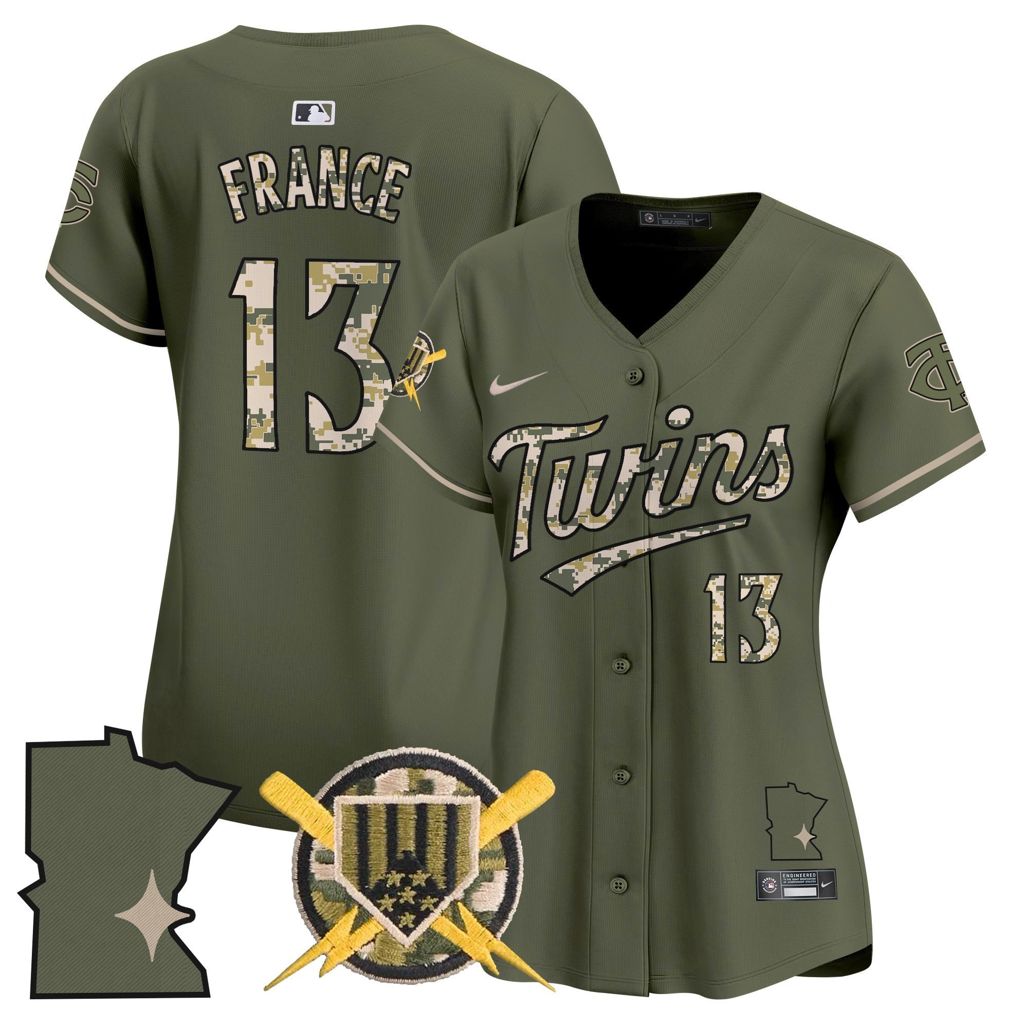 Minnesota Armed Forces Day Vapor Premier Limited Jersey