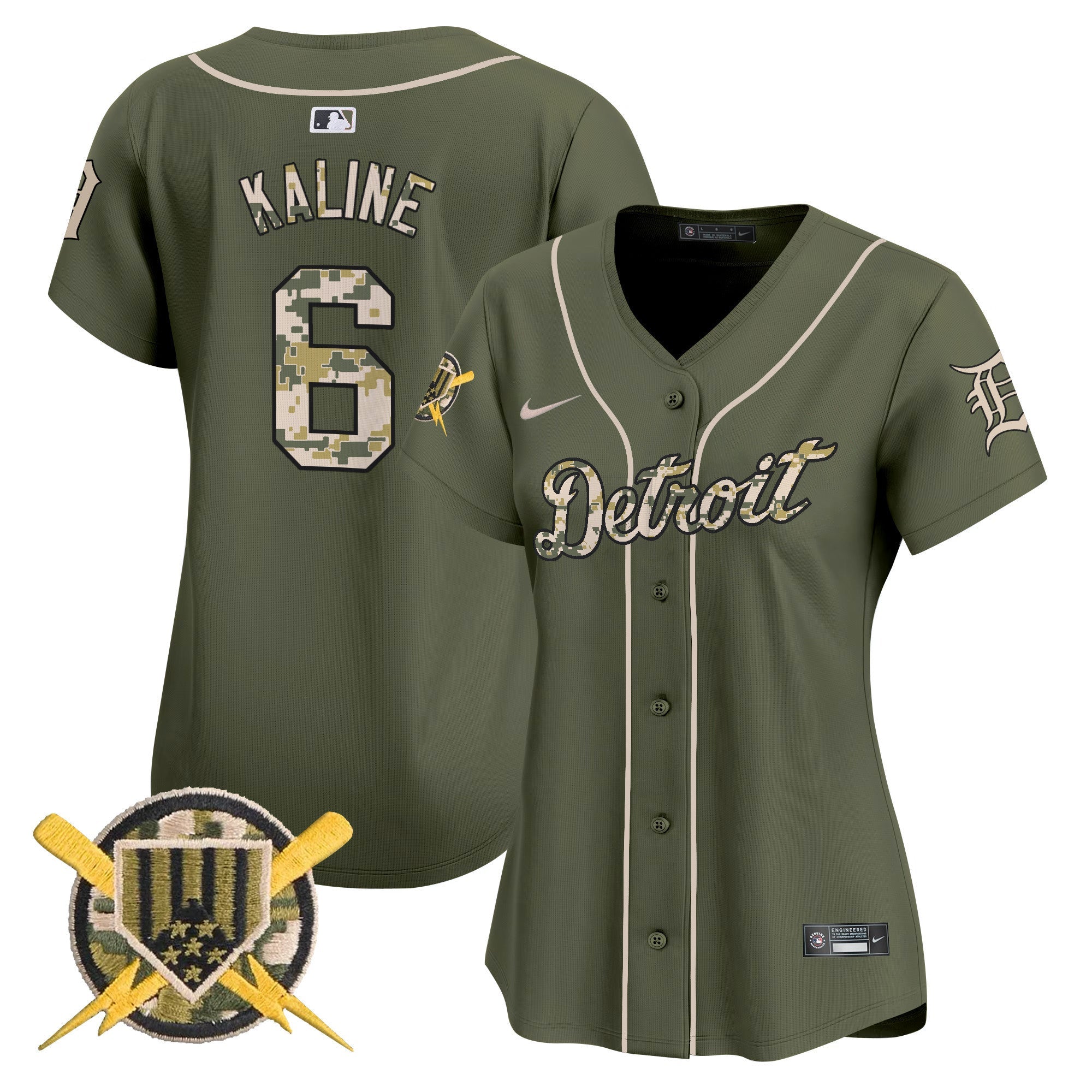 Detroit Armed Forces Day Vapor Premier Limited Jersey