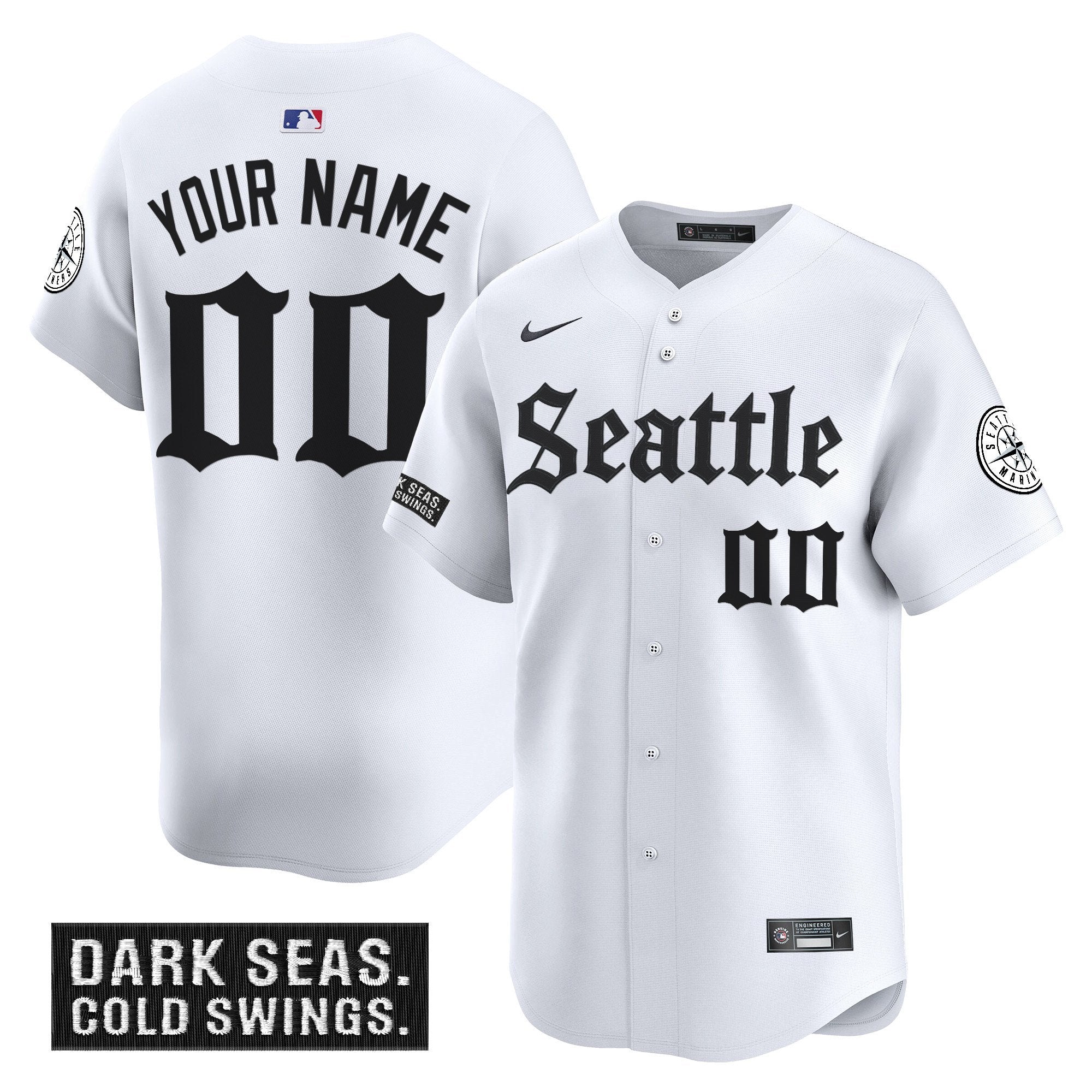 Seattle ‘Deep Sea Gothic Edition’ Vapor Premier Limited Custom Jersey