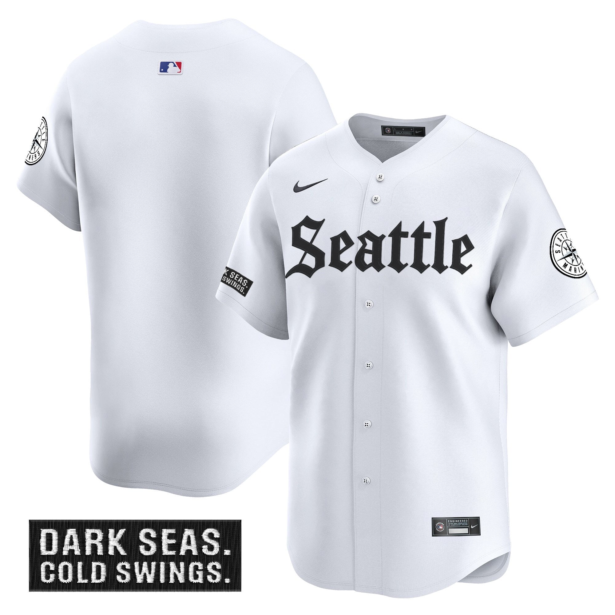 Men’s Seattle ‘Deep Sea Gothic Edition’ Vapor Premier Limited Jersey