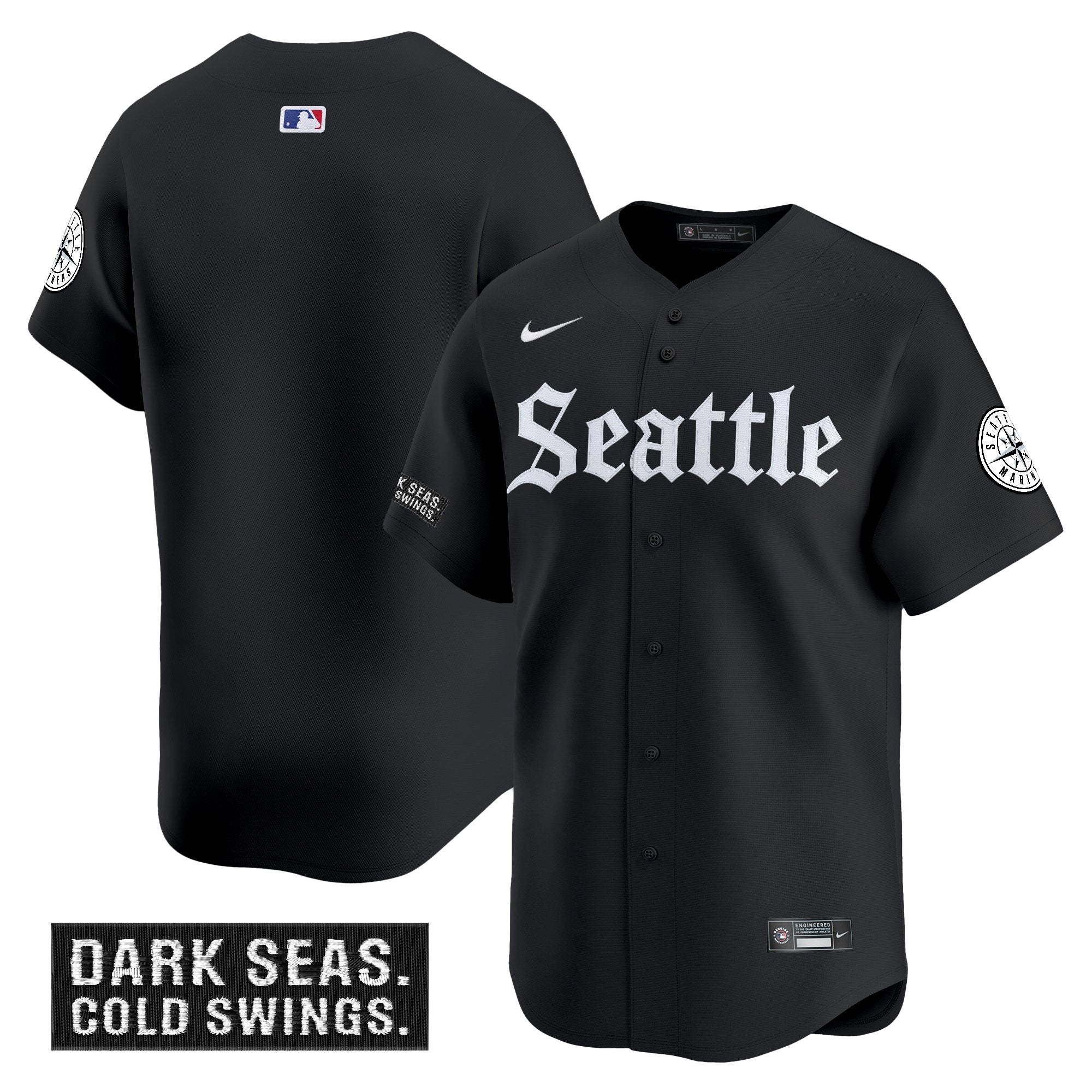 Men’s Seattle ‘Deep Sea Gothic Edition’ Vapor Premier Limited Jersey