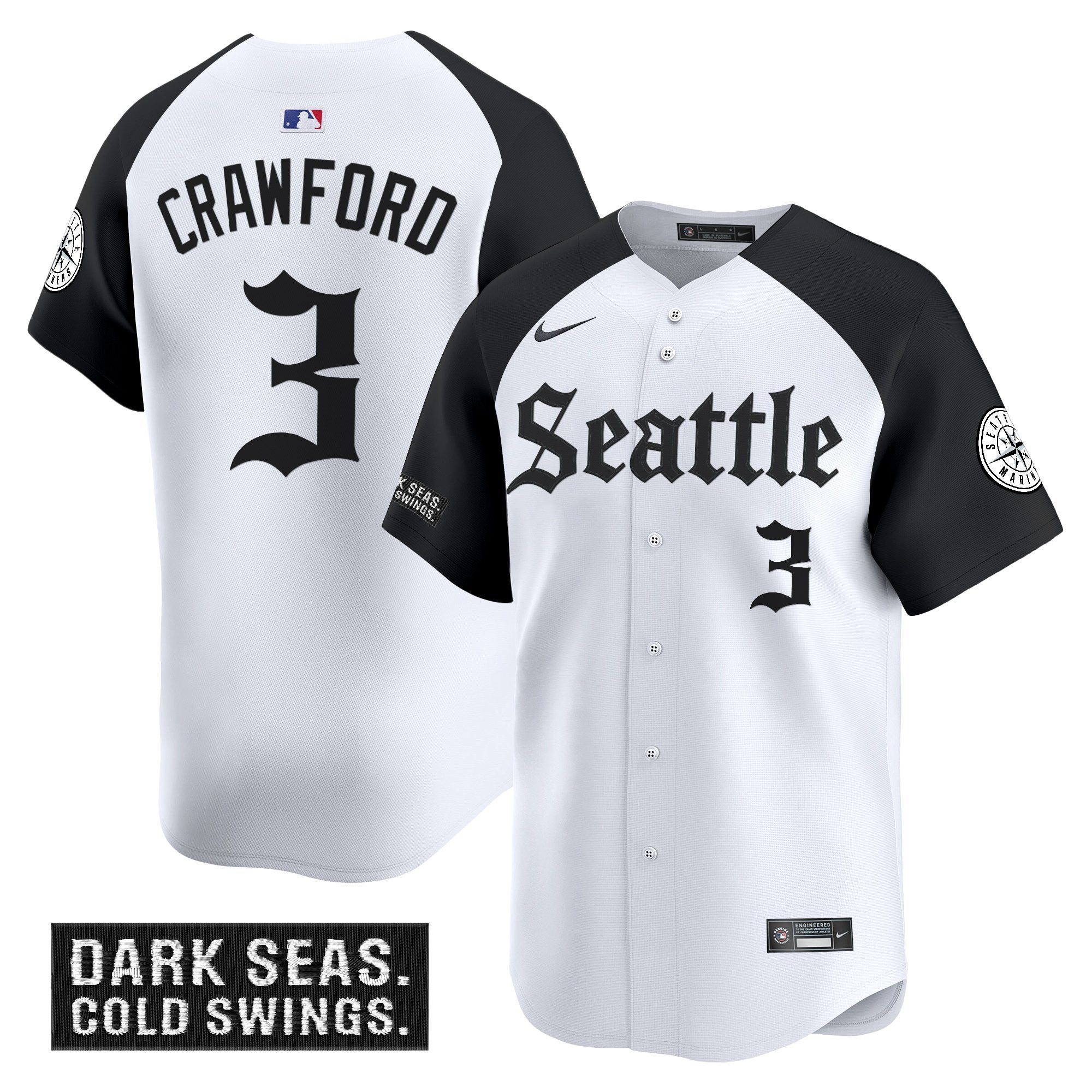 Men’s Seattle ‘Deep Sea Gothic Edition’ Vapor Premier Limited Jersey
